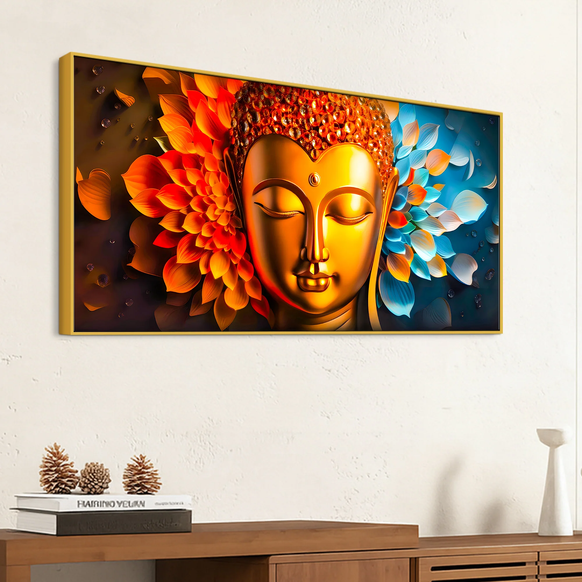 Buddha Canvas Painting for Elegant Living Spaces - Image 5
