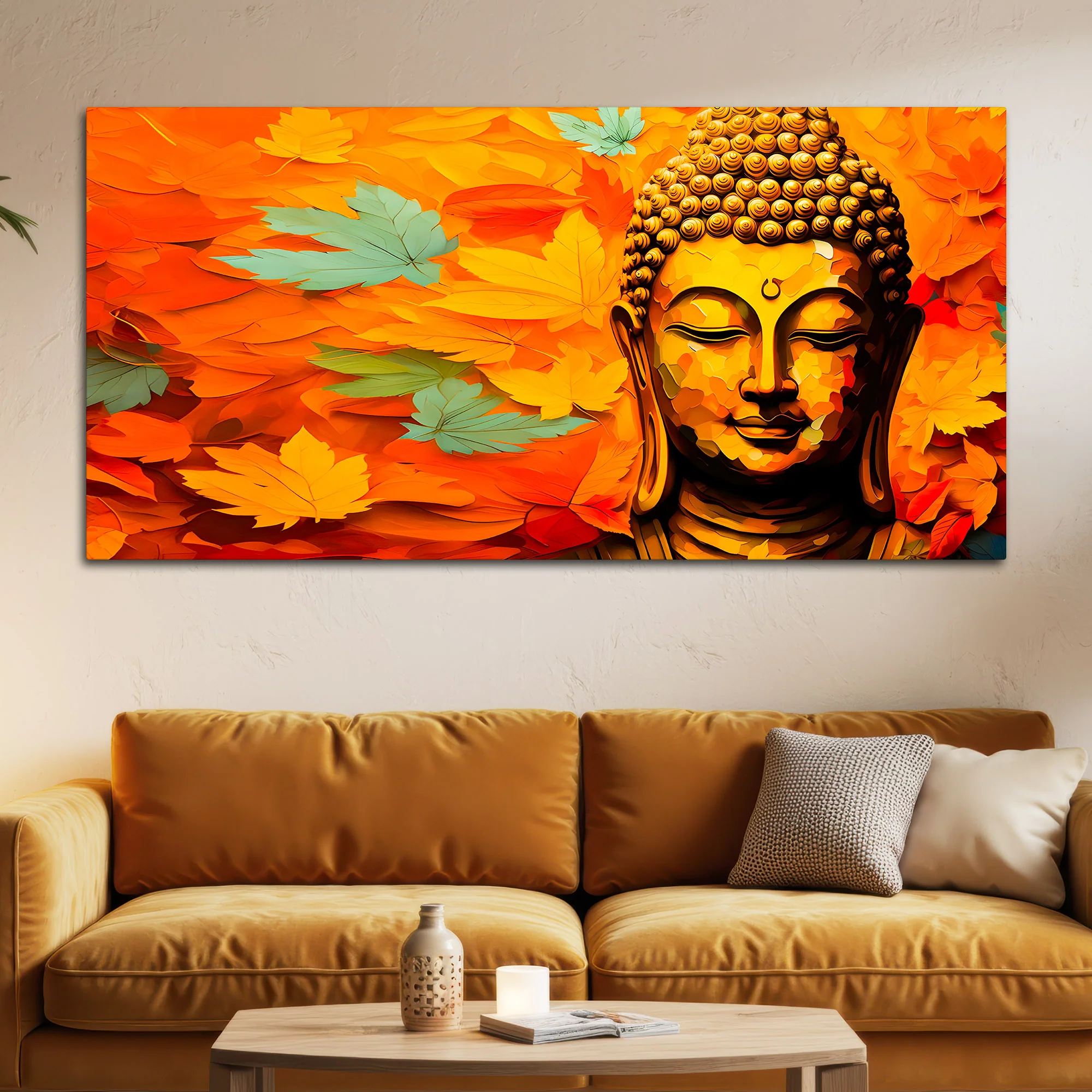 Buddha Canvas Painting for Modern Wall Décor - Image 3