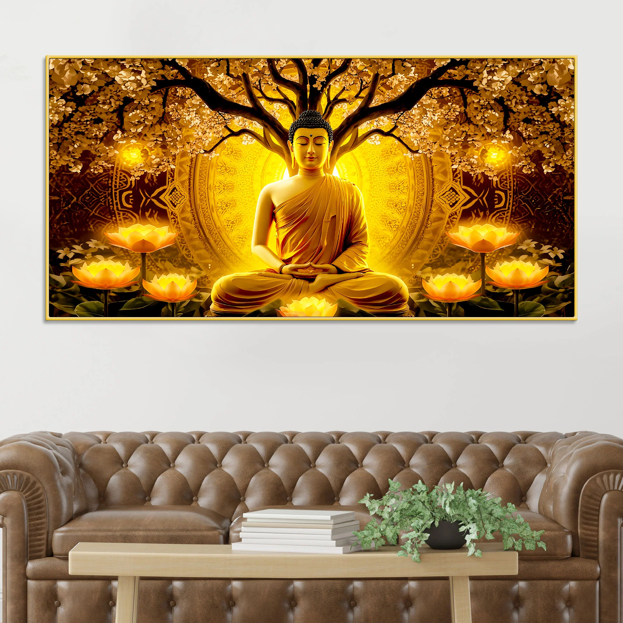 Buddha Canvas Wall Painting for Home & Office - Image 2