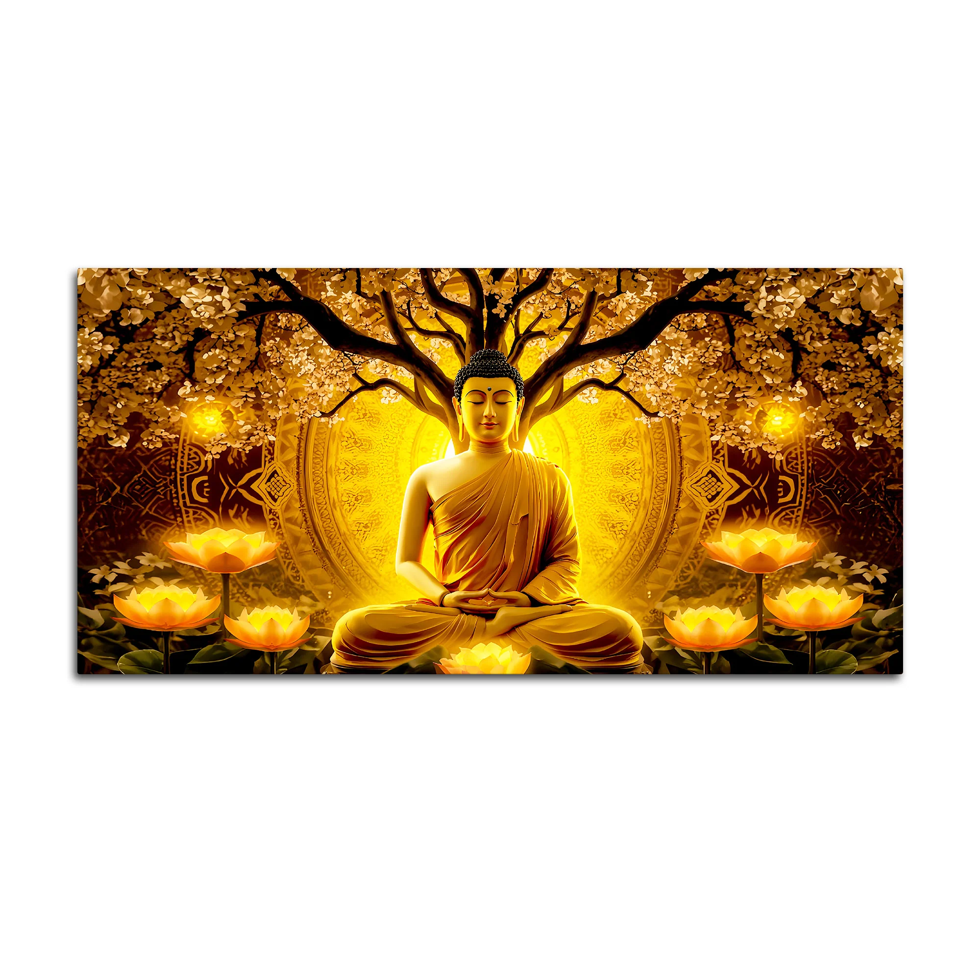 Buddha Canvas Wall Painting for Home & Office - Image 4