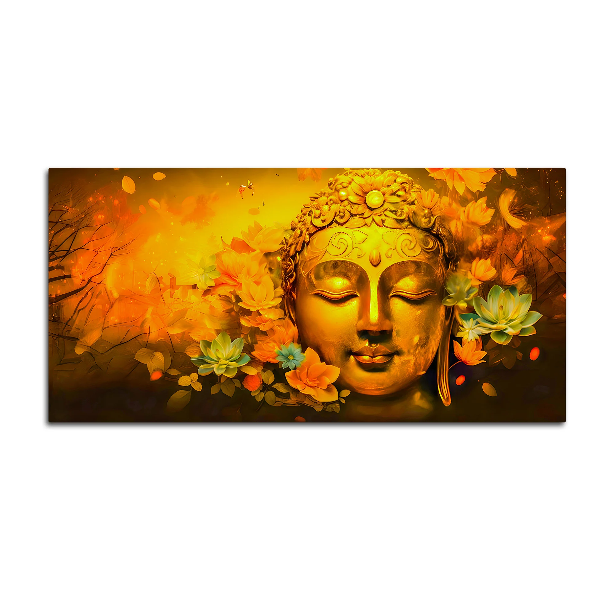 Buddha Canvas Wall Painting for Luxury Living Room Decor - Image 4