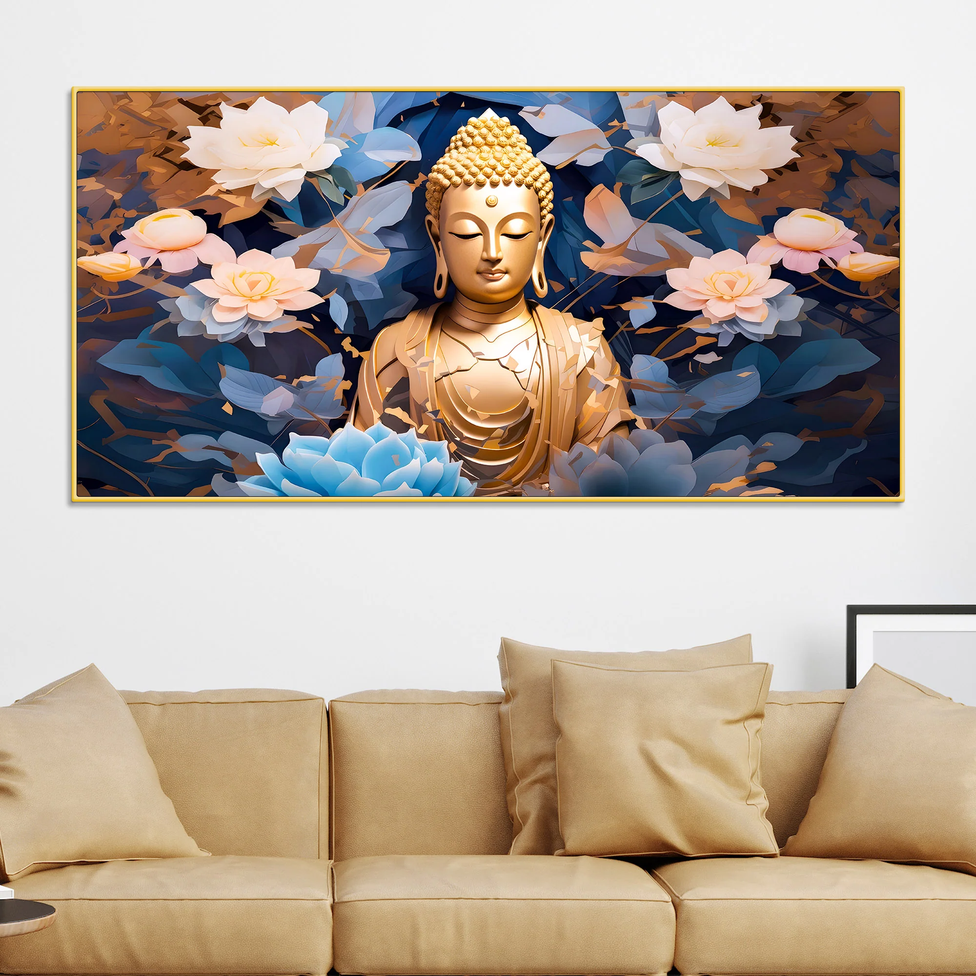 Buddha Canvas Wall Painting for Stylish Home Décor
