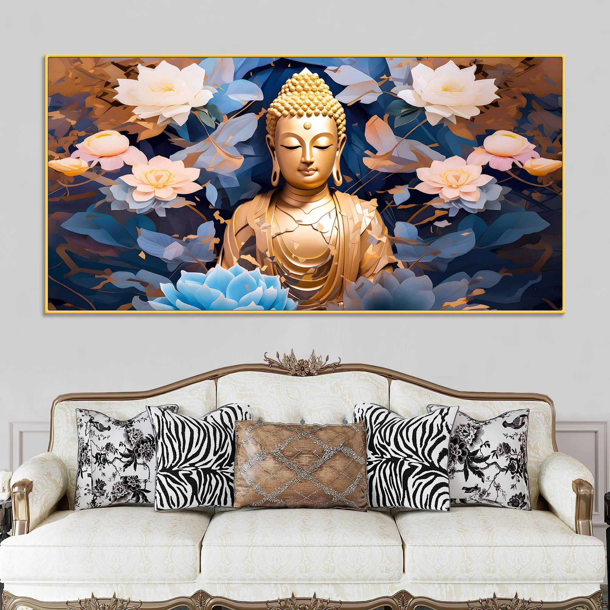 Buddha Canvas Wall Painting for Stylish Home Décor - Image 2