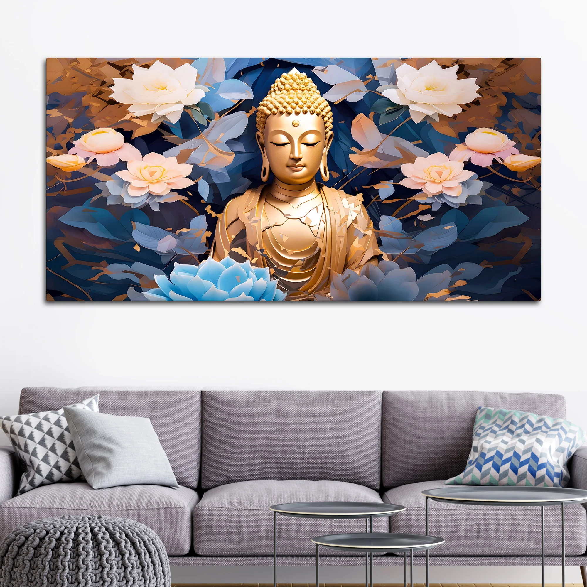 Buddha Canvas Wall Painting for Stylish Home Décor - Image 3