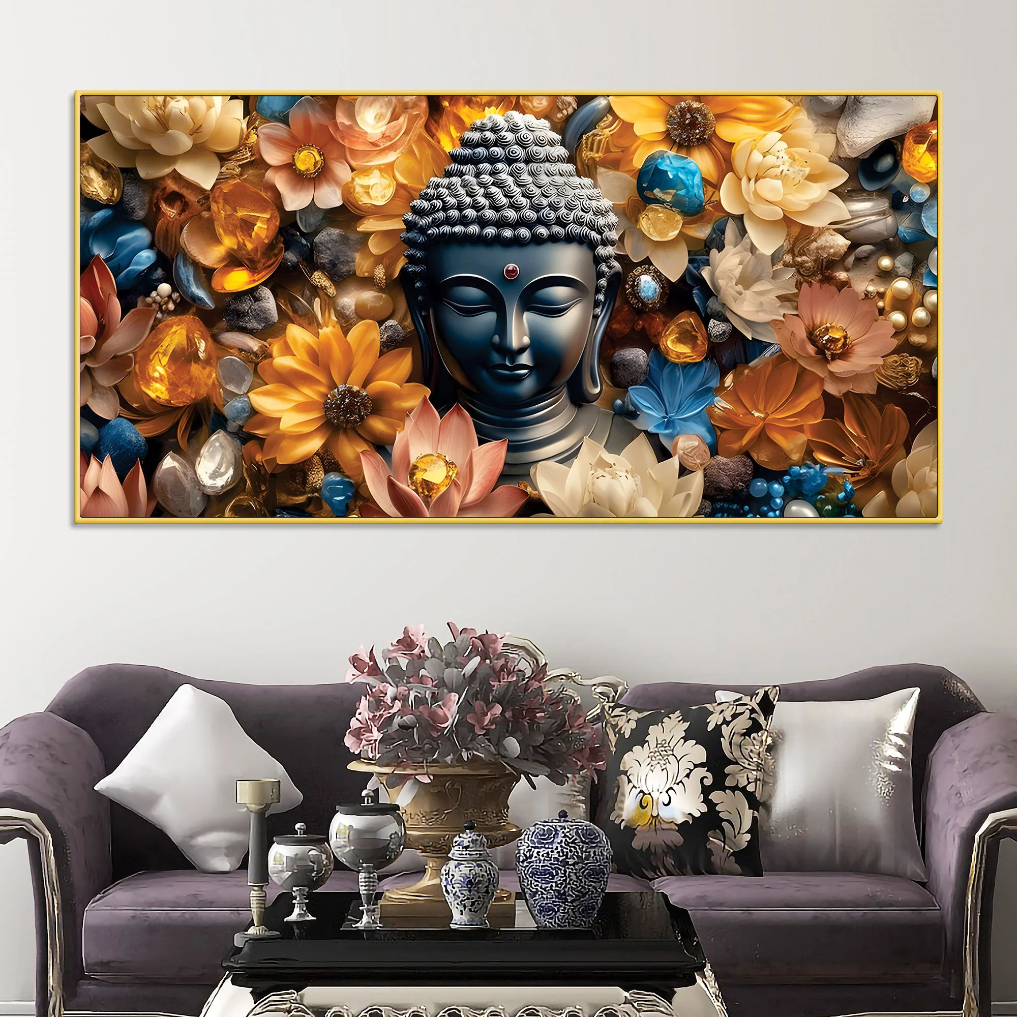 Buddha Consciousness Painting for Wall Art