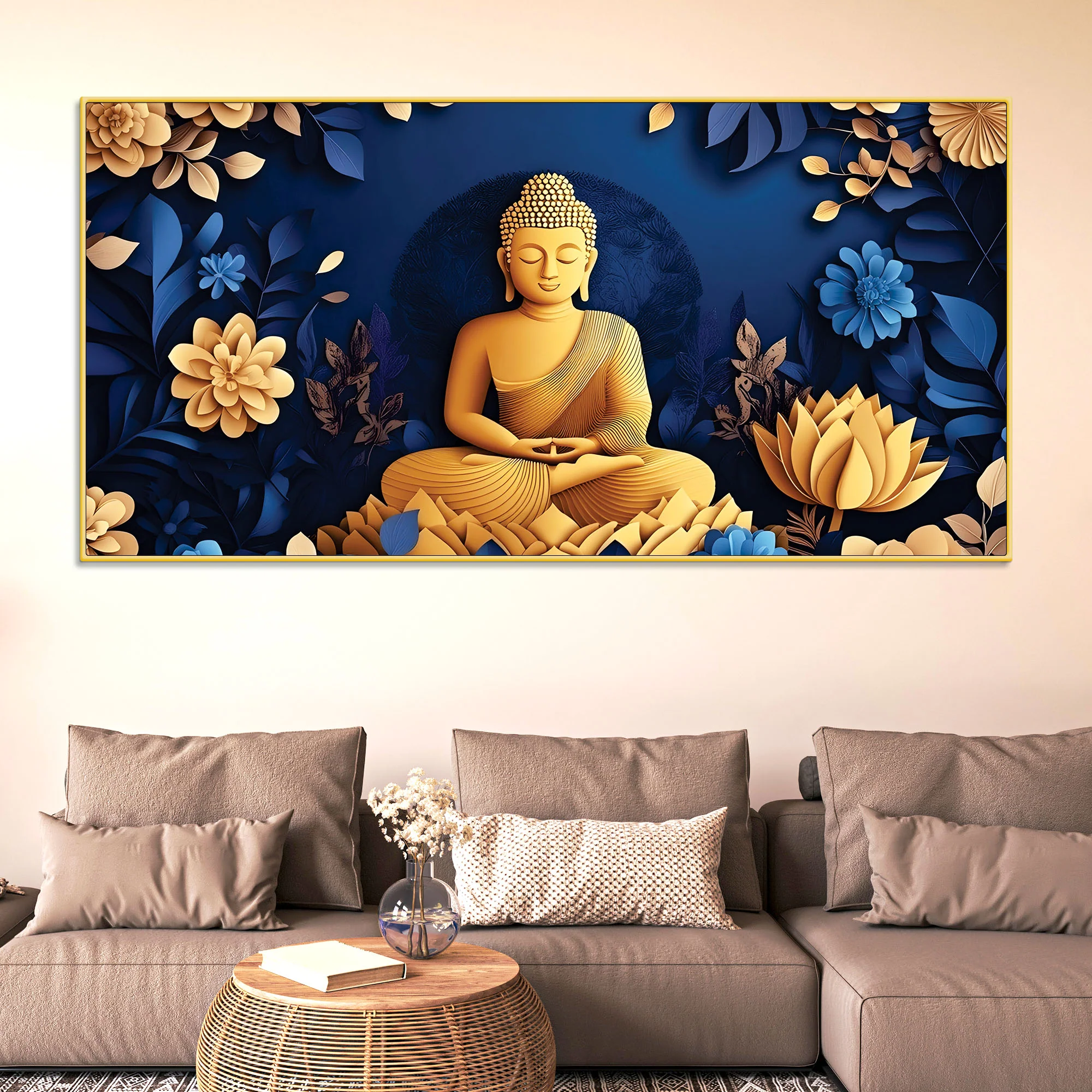 Buddha Devotional Painting for Decor - Image 2