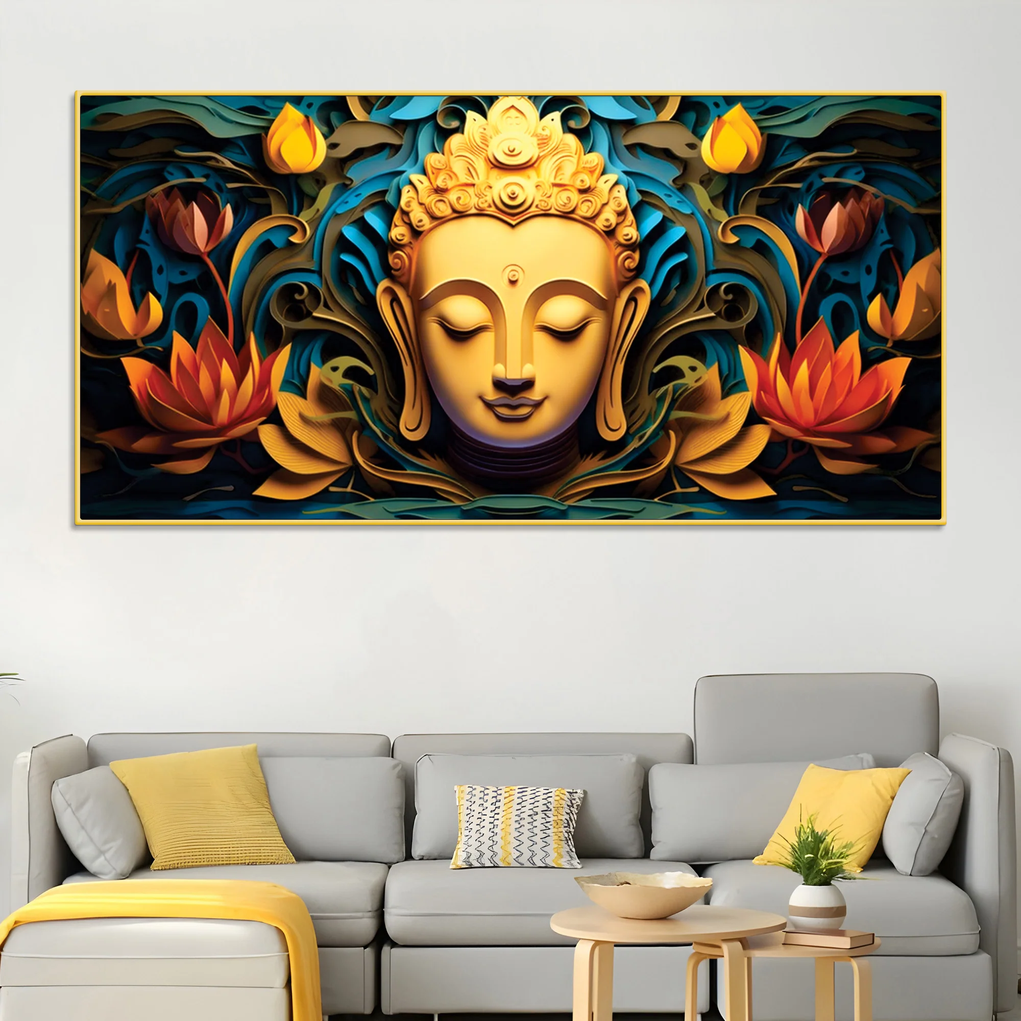 Buddha Divine Calm Painting for Decor