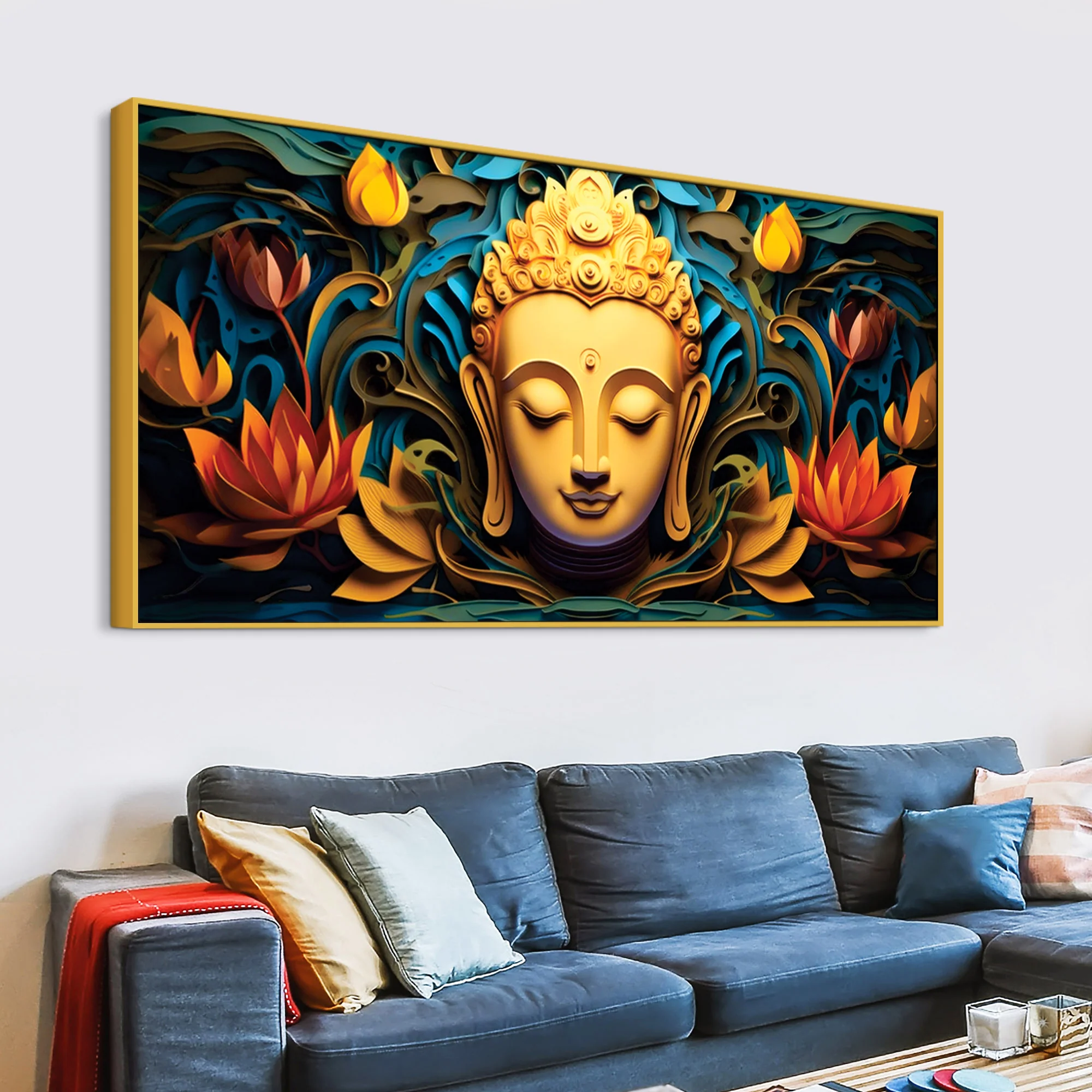 Buddha Divine Calm Painting for Decor - Image 5
