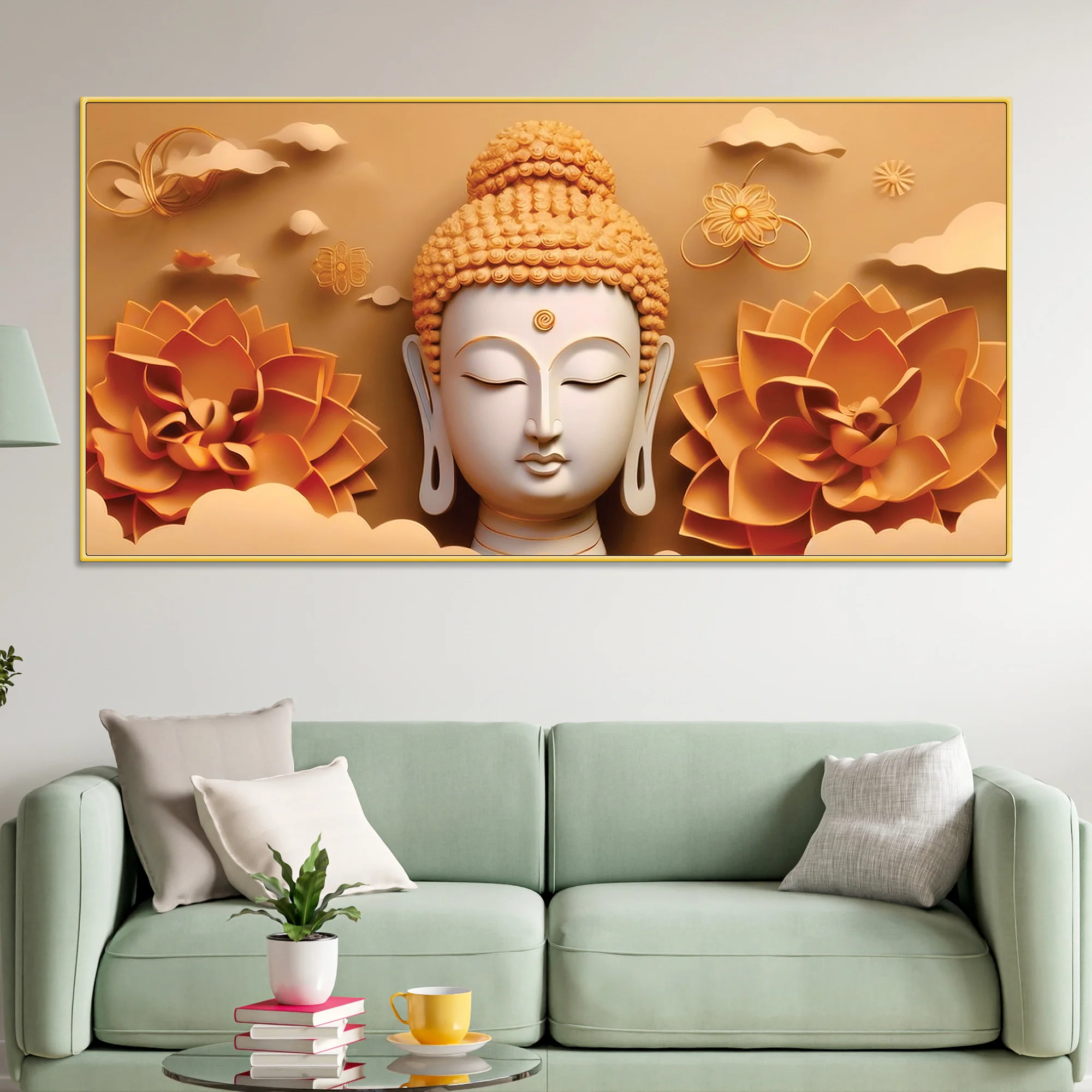 Buddha Elegant Calm Painting for Decor - Image 2
