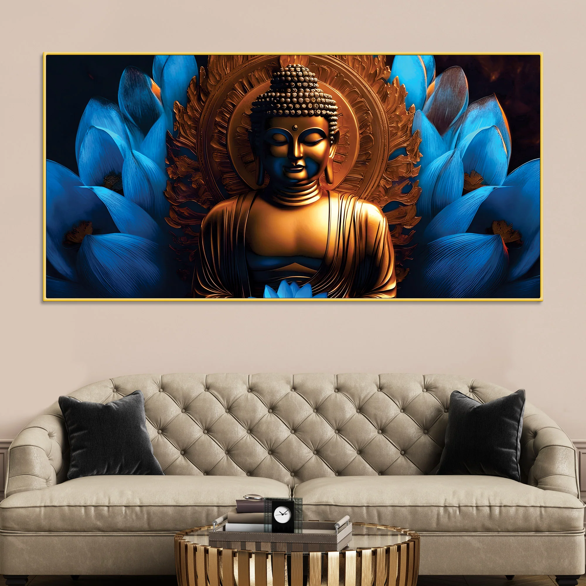 Buddha Enlightenment Painting for Interiors - Image 2