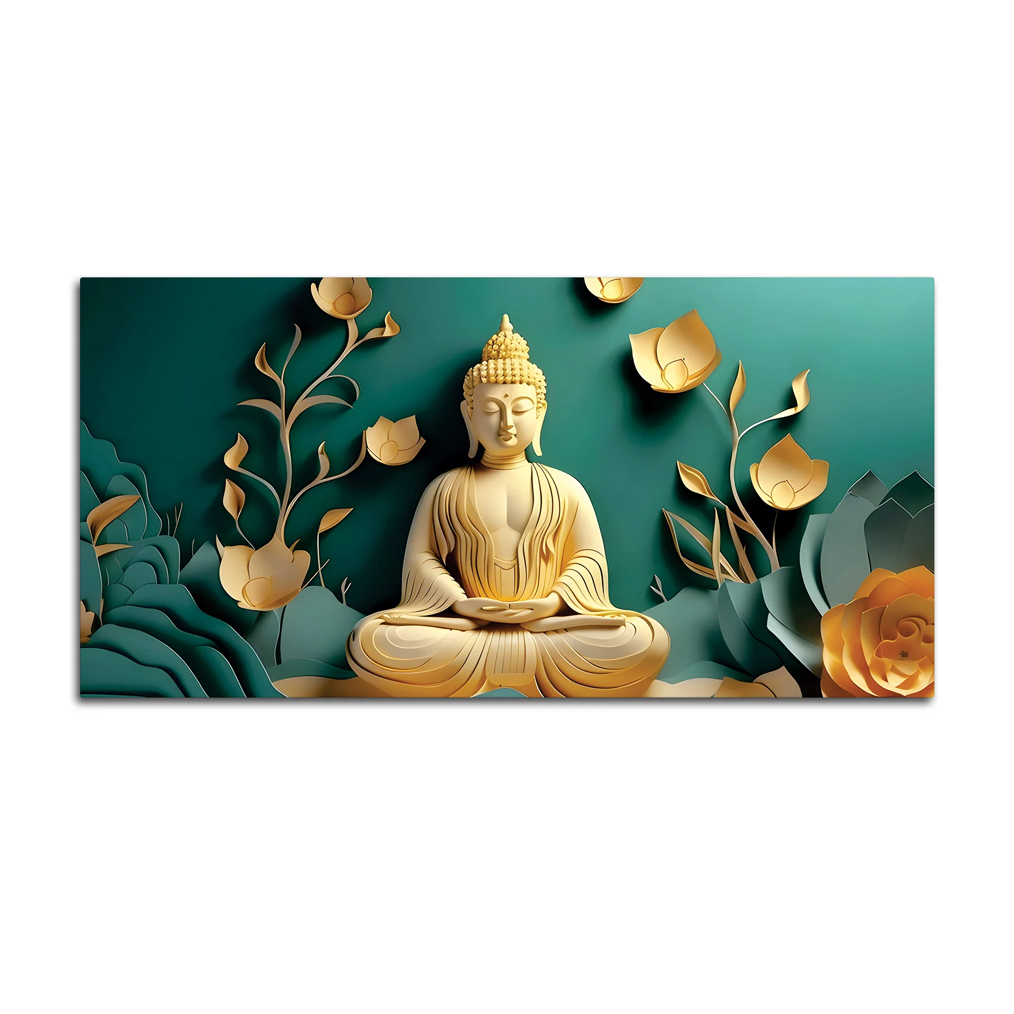 Buddha Wall Painting – Luxury Spiritual Decor - Image 4