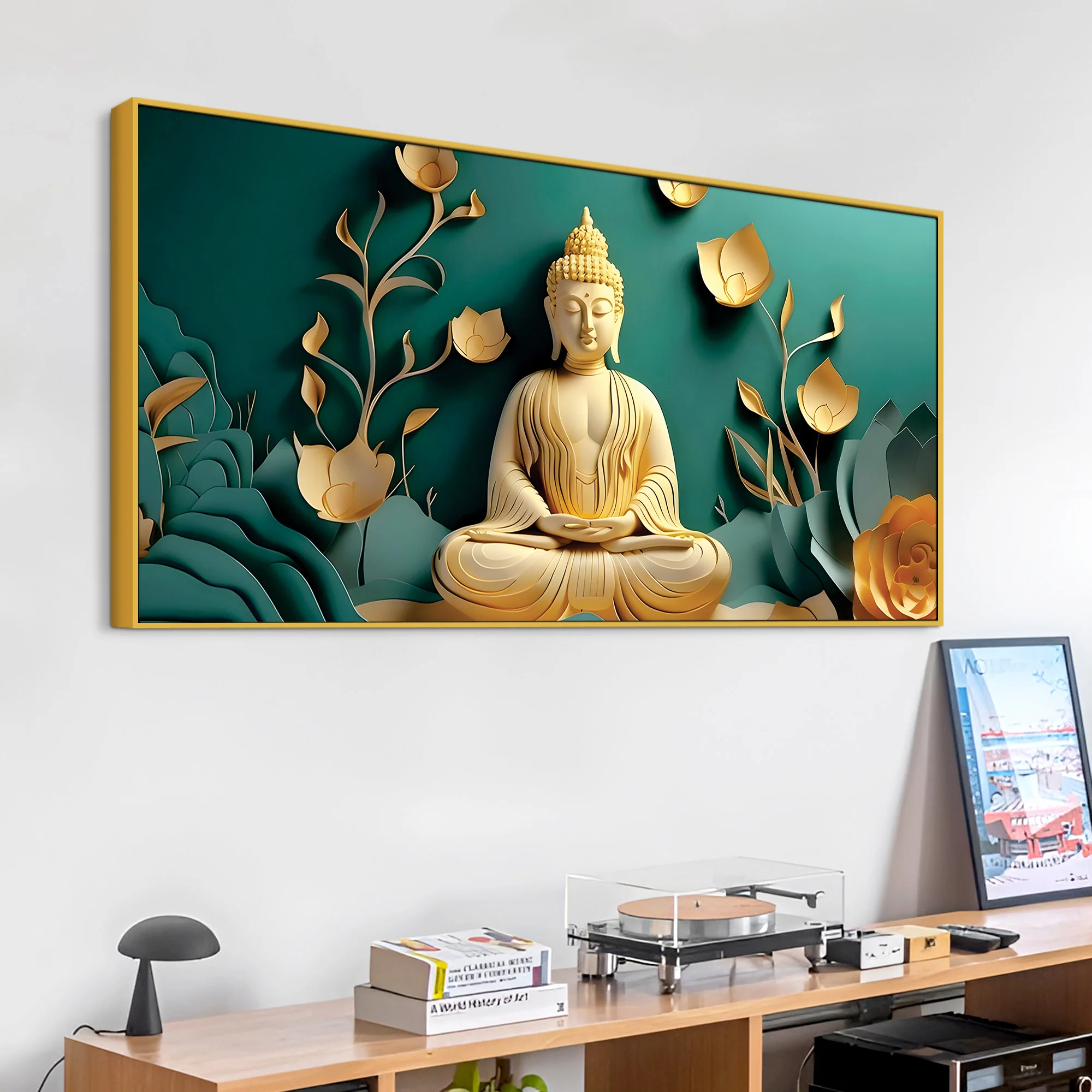 Buddha Wall Painting – Luxury Spiritual Decor - Image 5