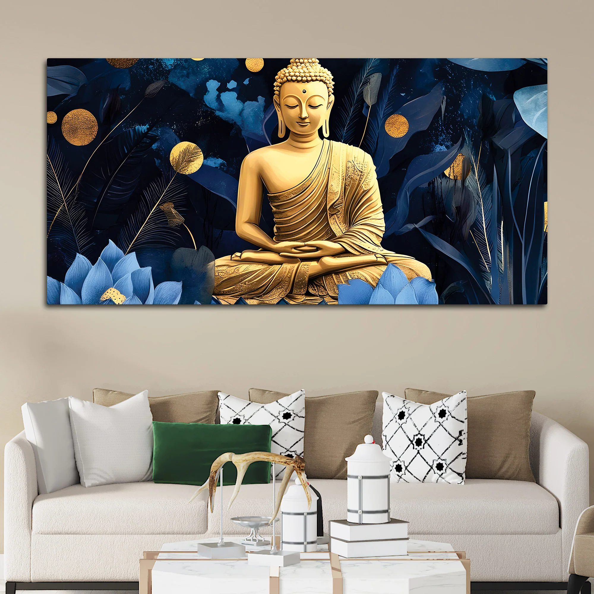 Buddha Meditation Art Painting for Home - Image 3