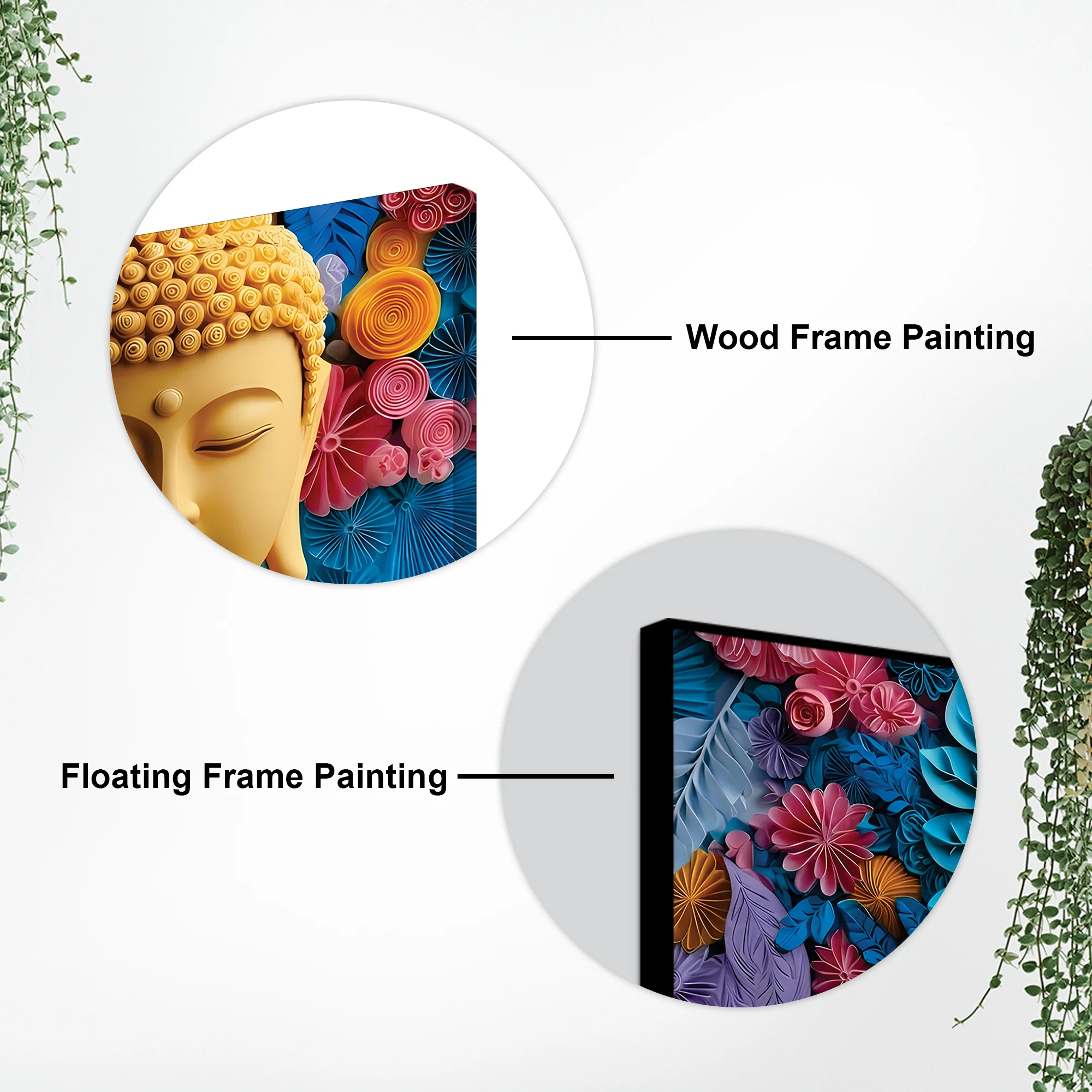 Buddha Meditation Room Wall Painting – Peaceful Vibes - Image 7