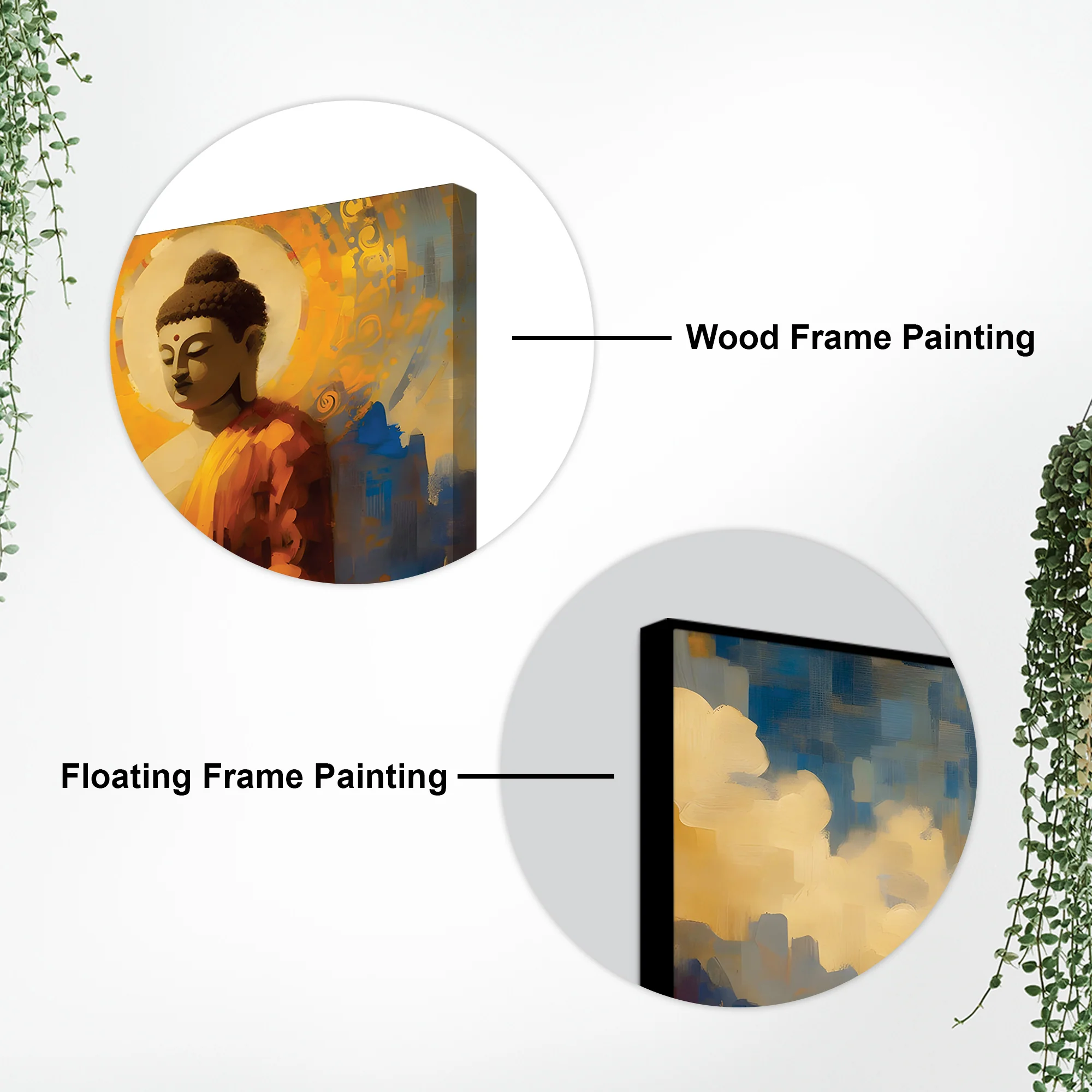 Buddha Meditation Wall Painting – Modern Luxury Decor - Image 7