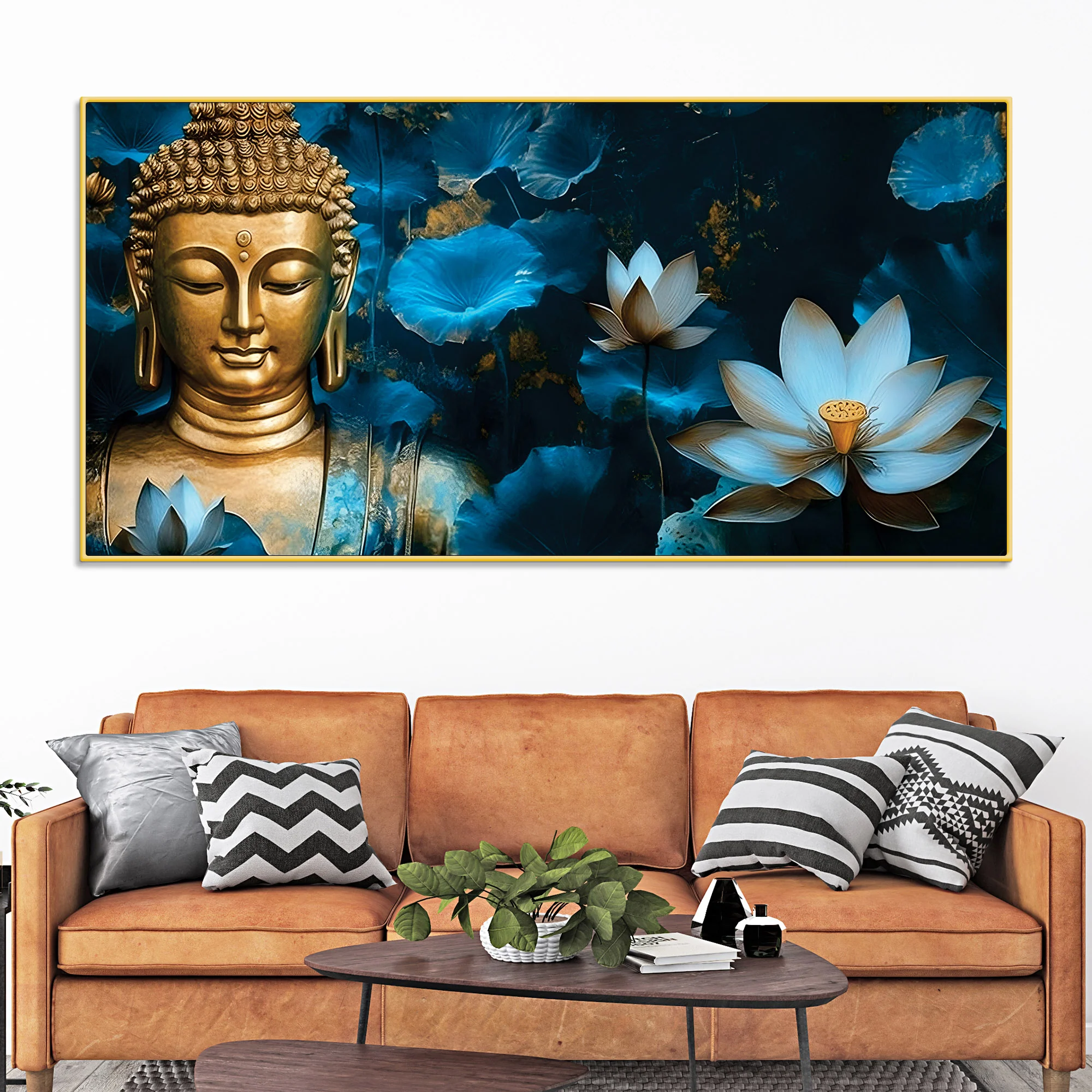 Buddha Mindfulness Painting for Wall Decor - Image 2