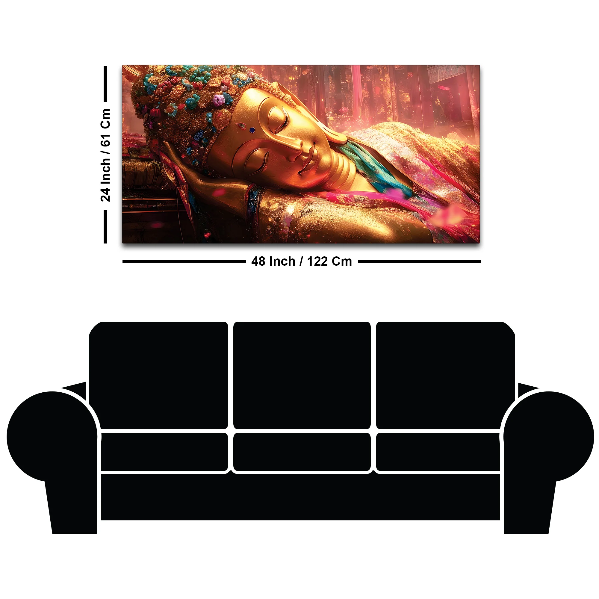 Buddha Peace Painting for Home Decoration - Image 8