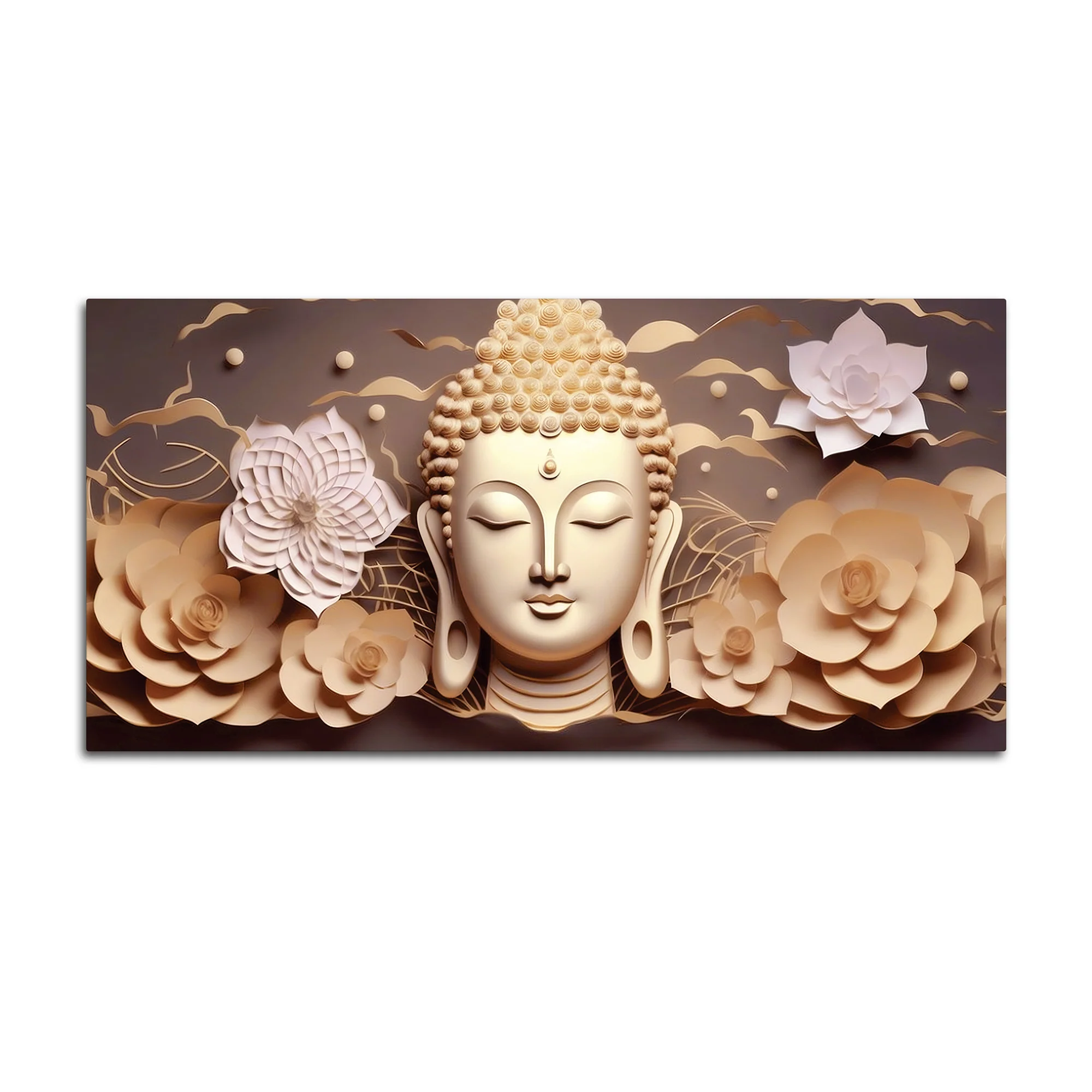Buddha Peaceful Living Painting for Walls - Image 4