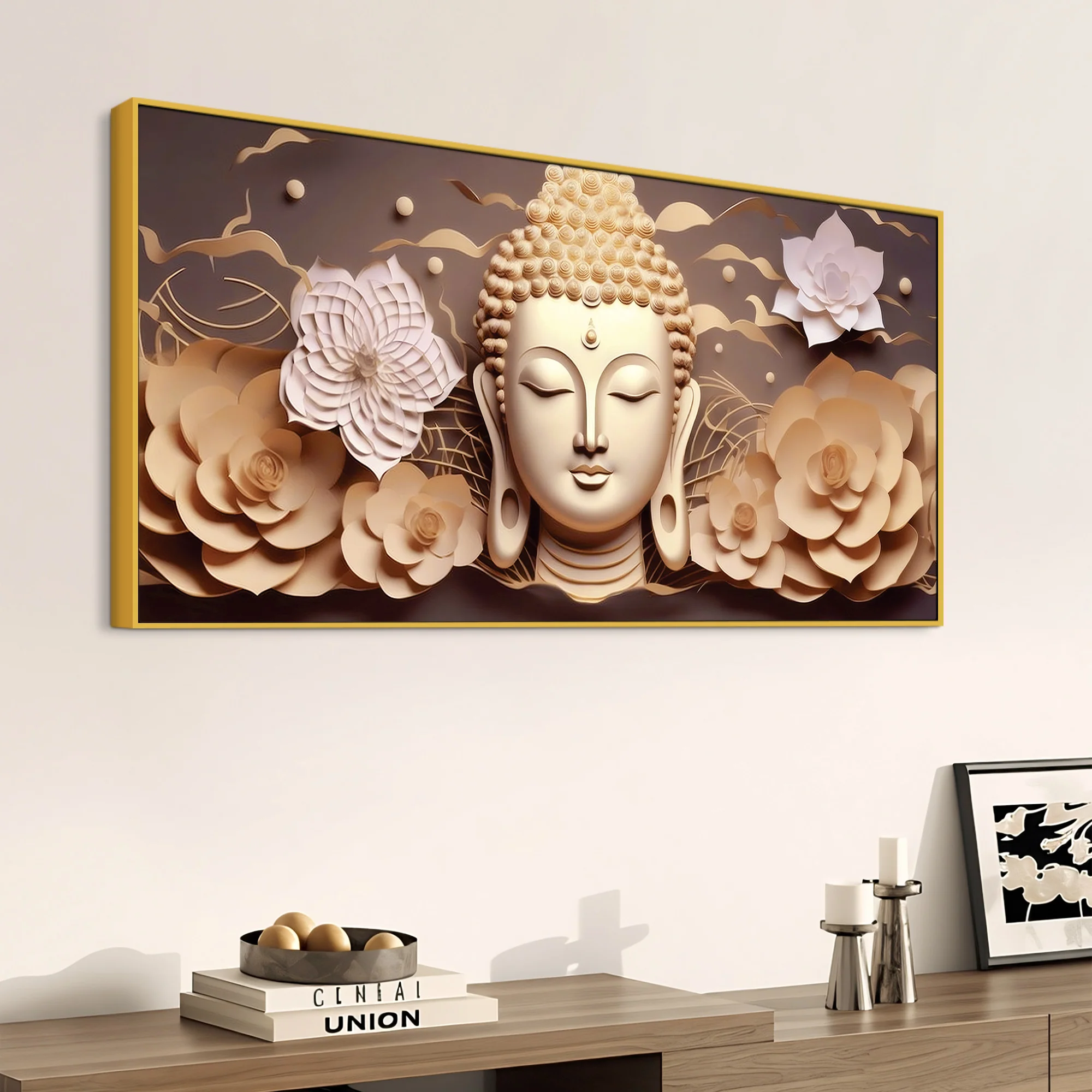 Buddha Peaceful Living Painting for Walls - Image 5
