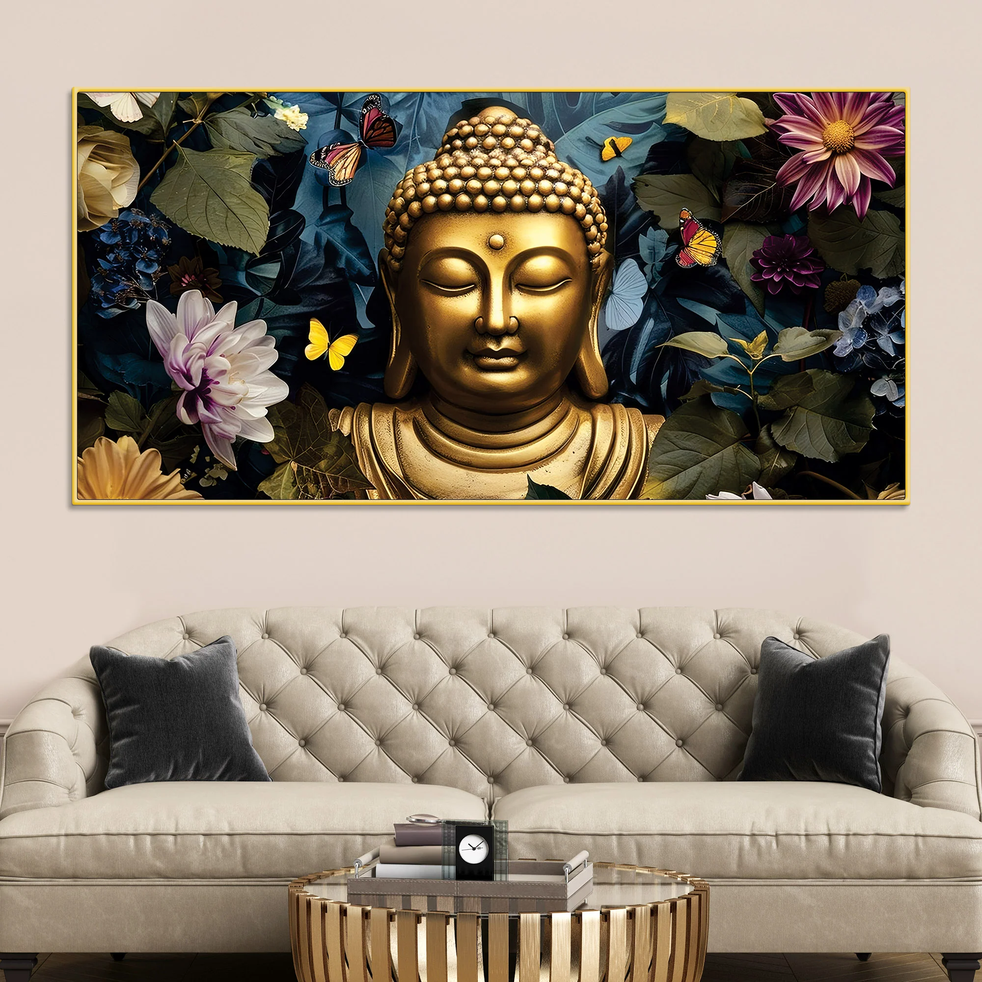Buddha Peaceful Mood Painting for Home