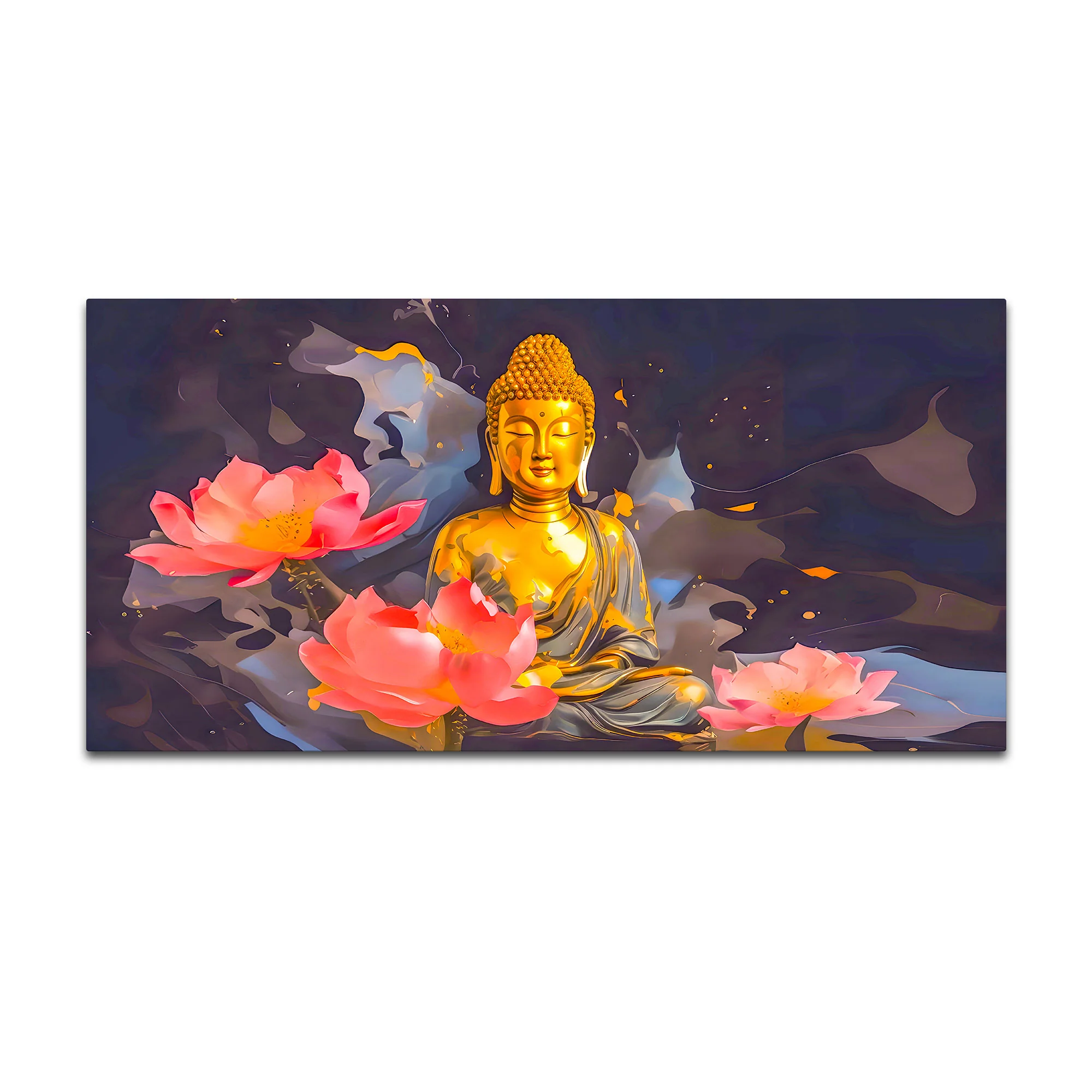 Buddha Positive Energy Wall Painting for Peaceful Living Space - Image 4