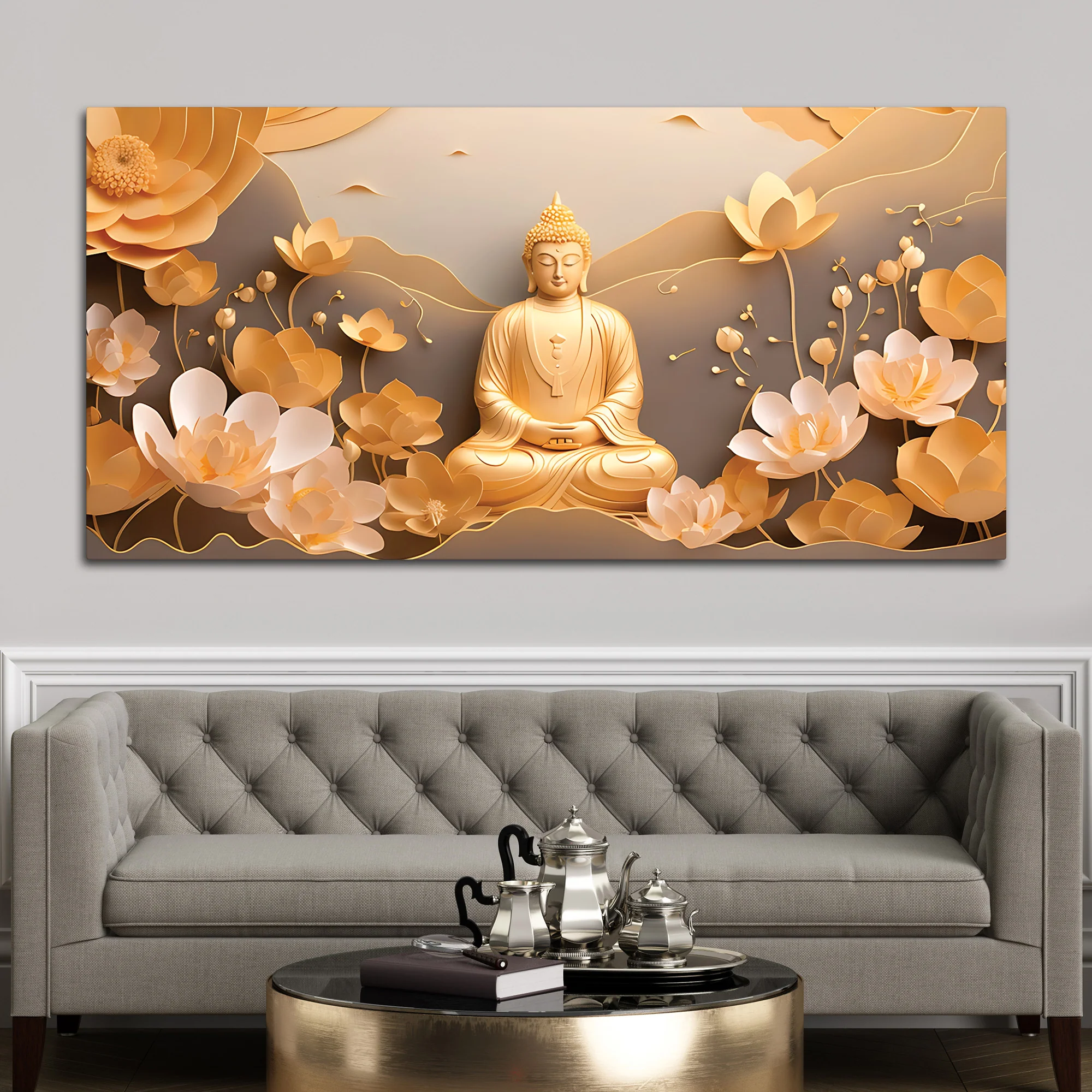 Buddha Premium Art Painting for Decor - Image 3