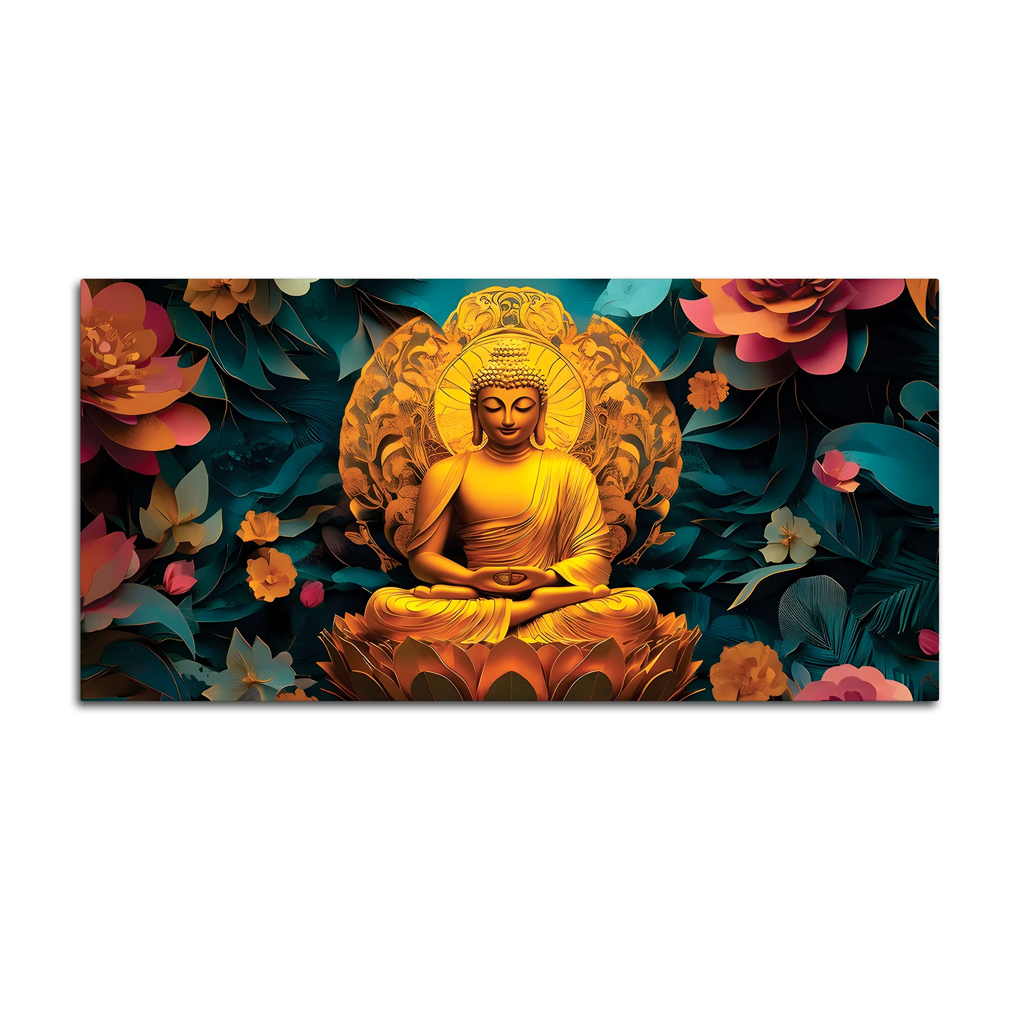 Buddha Sacred Calm Painting for Wall Art - Image 4