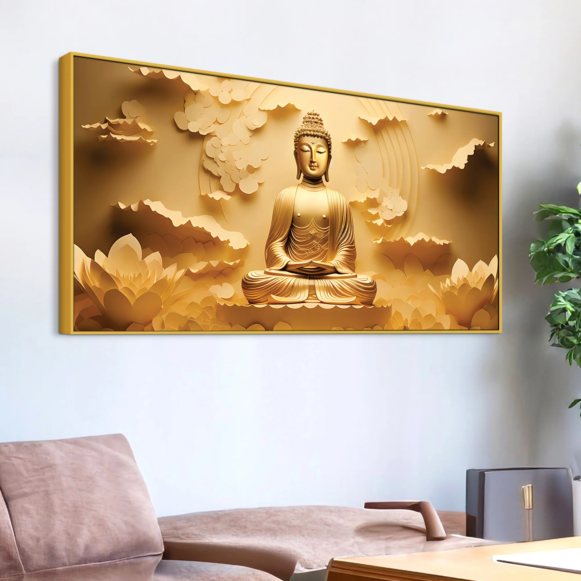 Buddha Sacred Space Painting for Wall Art - Image 5