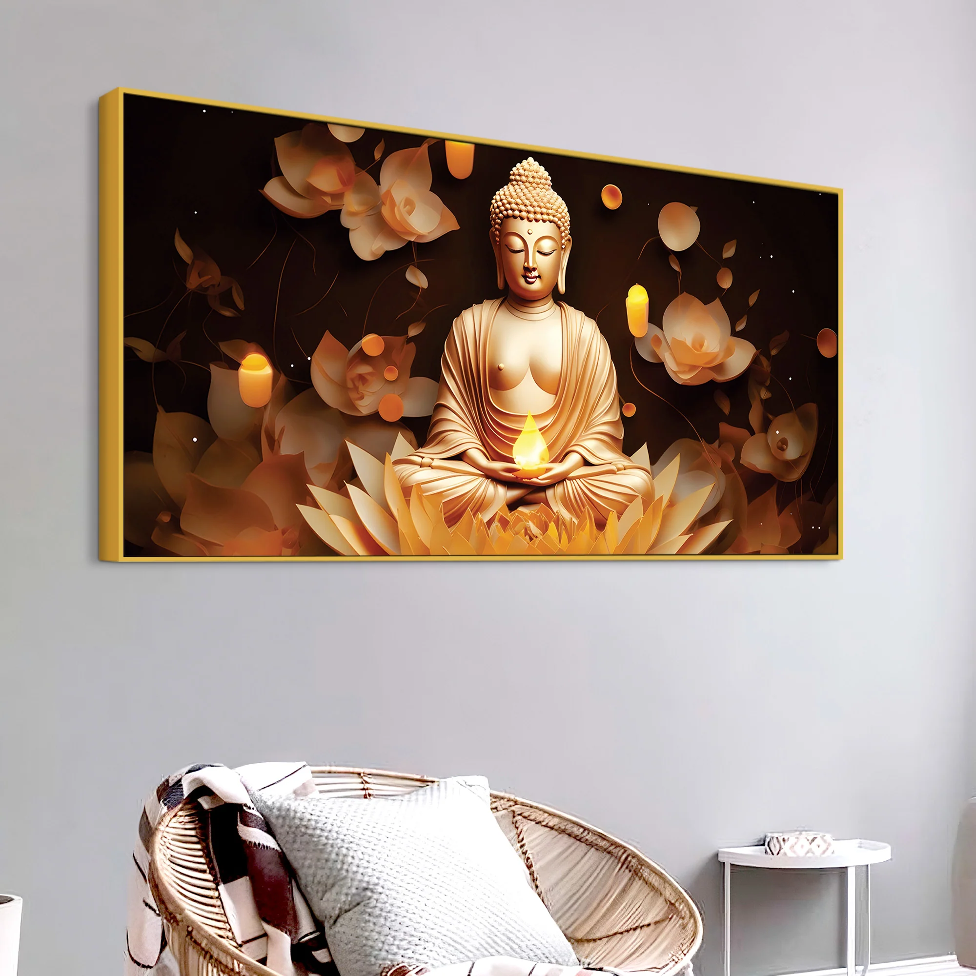 Buddha Serenity Painting for Living Room Decoration - Image 5