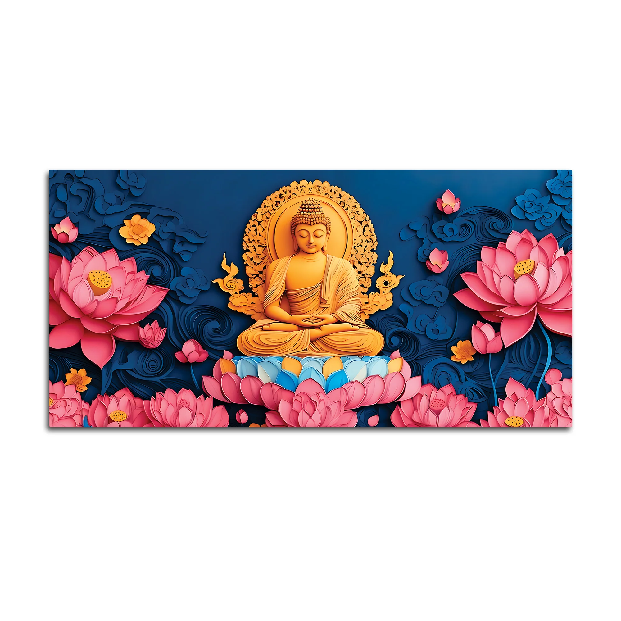 Buddha Serenity Wall Painting for Home - Image 4
