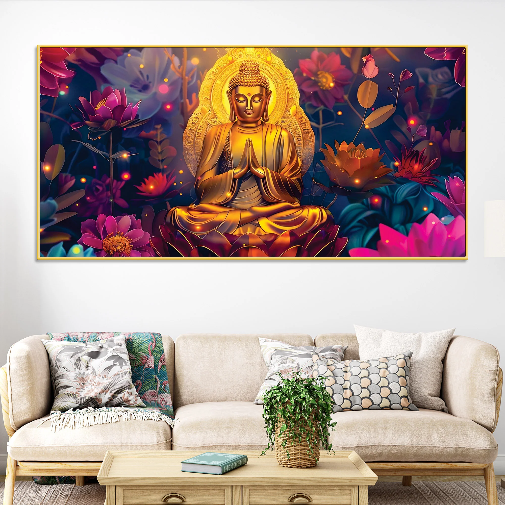 Buddha Soft Light Painting for Home Decor