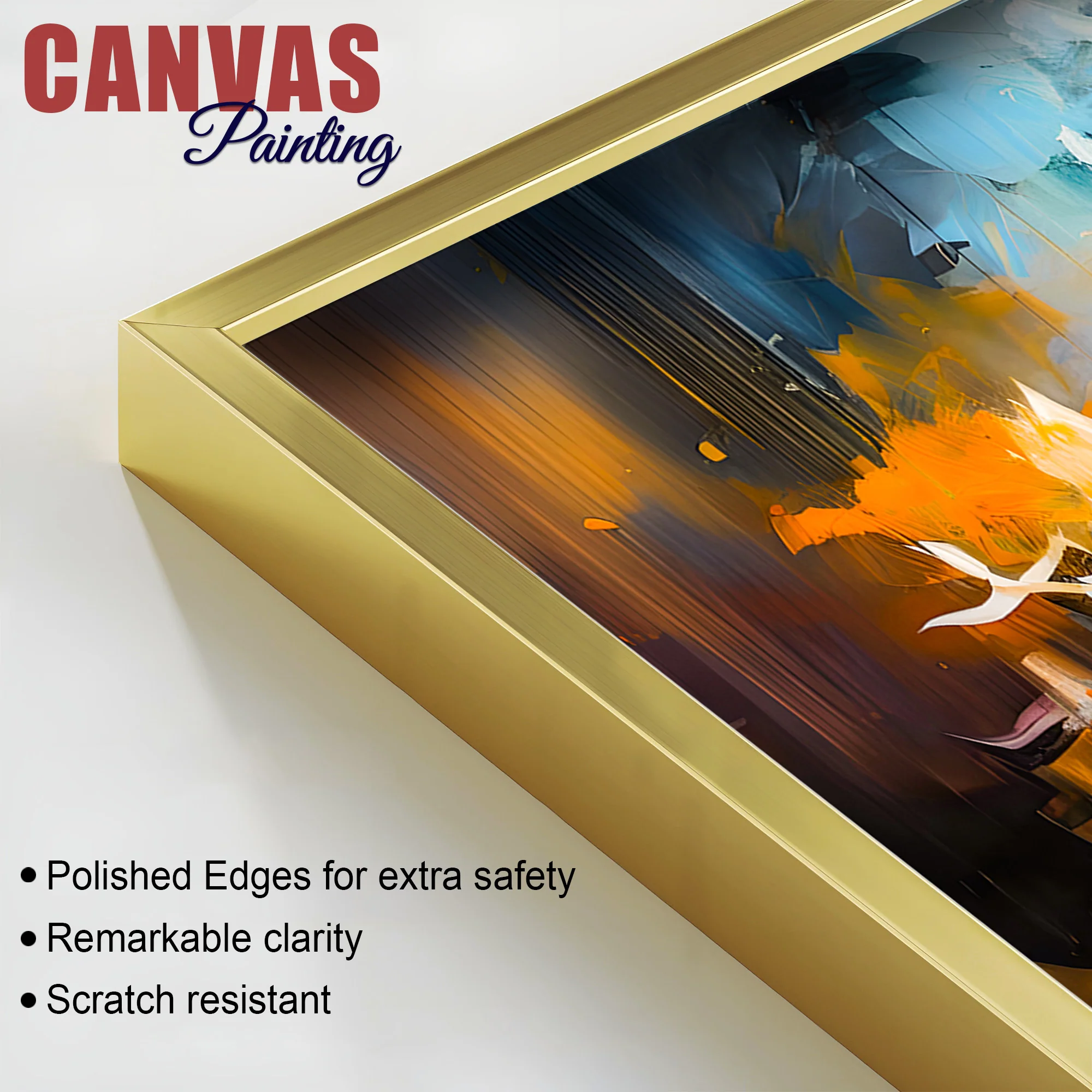 Buddha Spiritual Canvas Wall Painting for Office & Living Room - Image 6