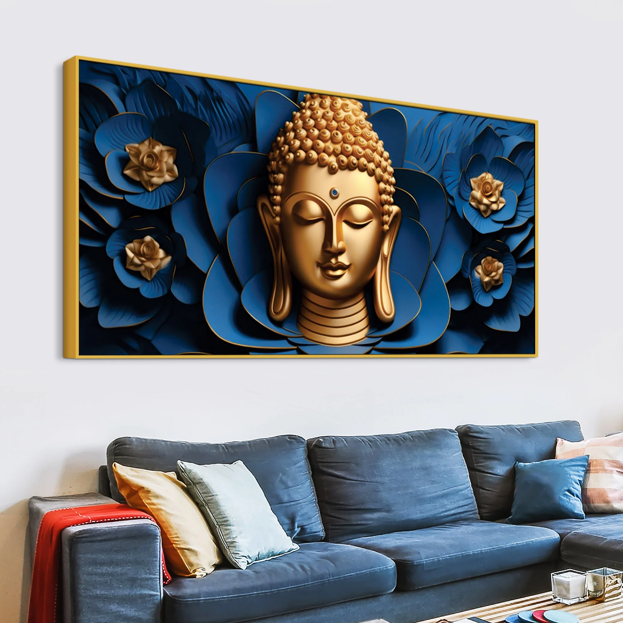 Buddha Spiritual Focus Painting for Walls - Image 5