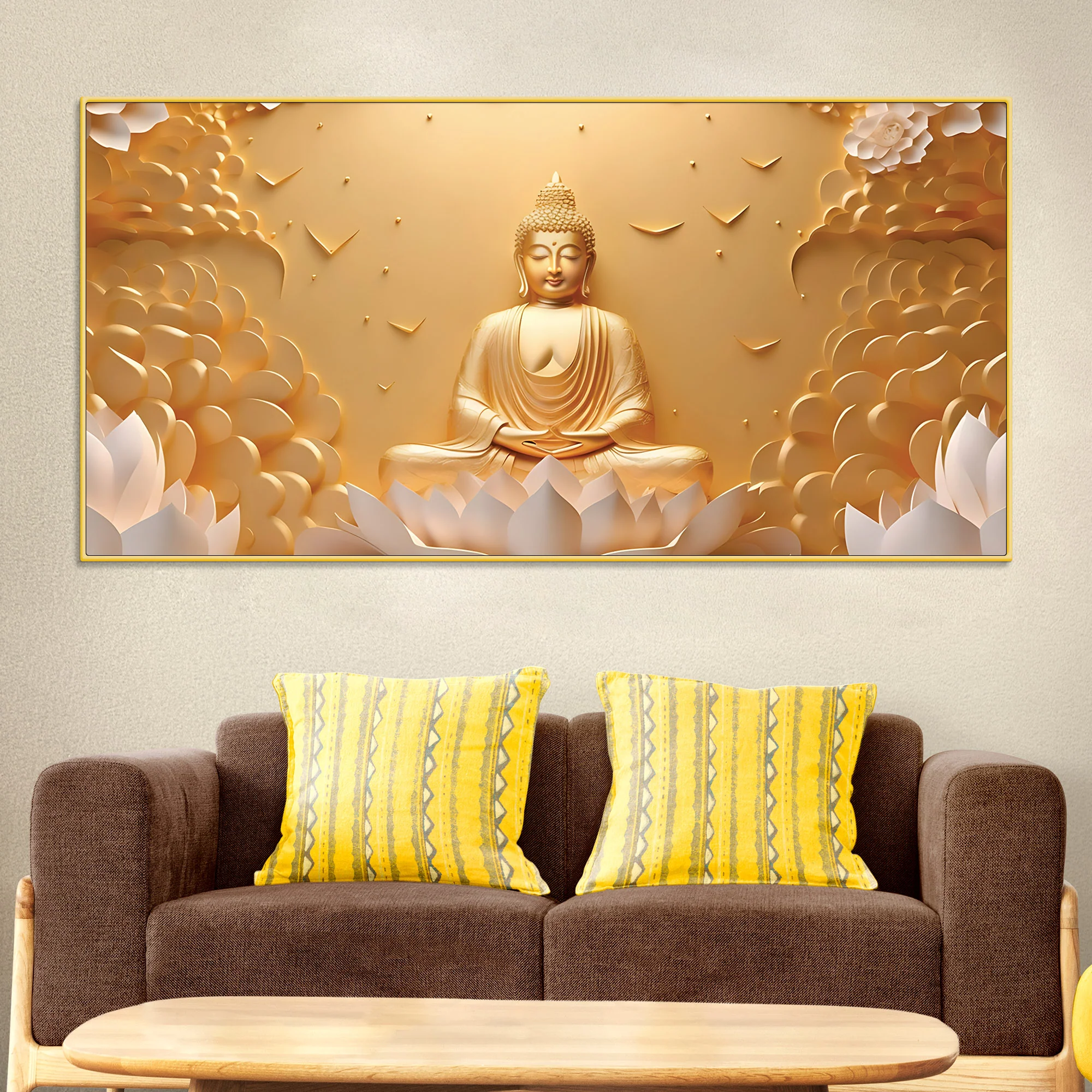 Buddha Spiritual Mood Painting for Home - Image 2