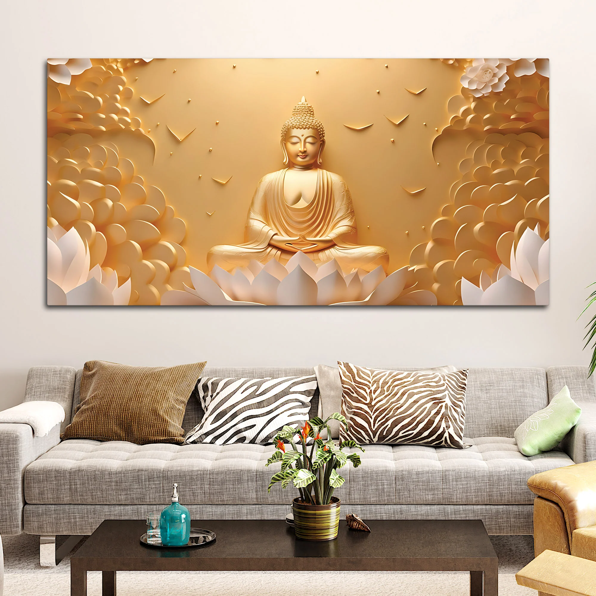 Buddha Spiritual Mood Painting for Home - Image 3