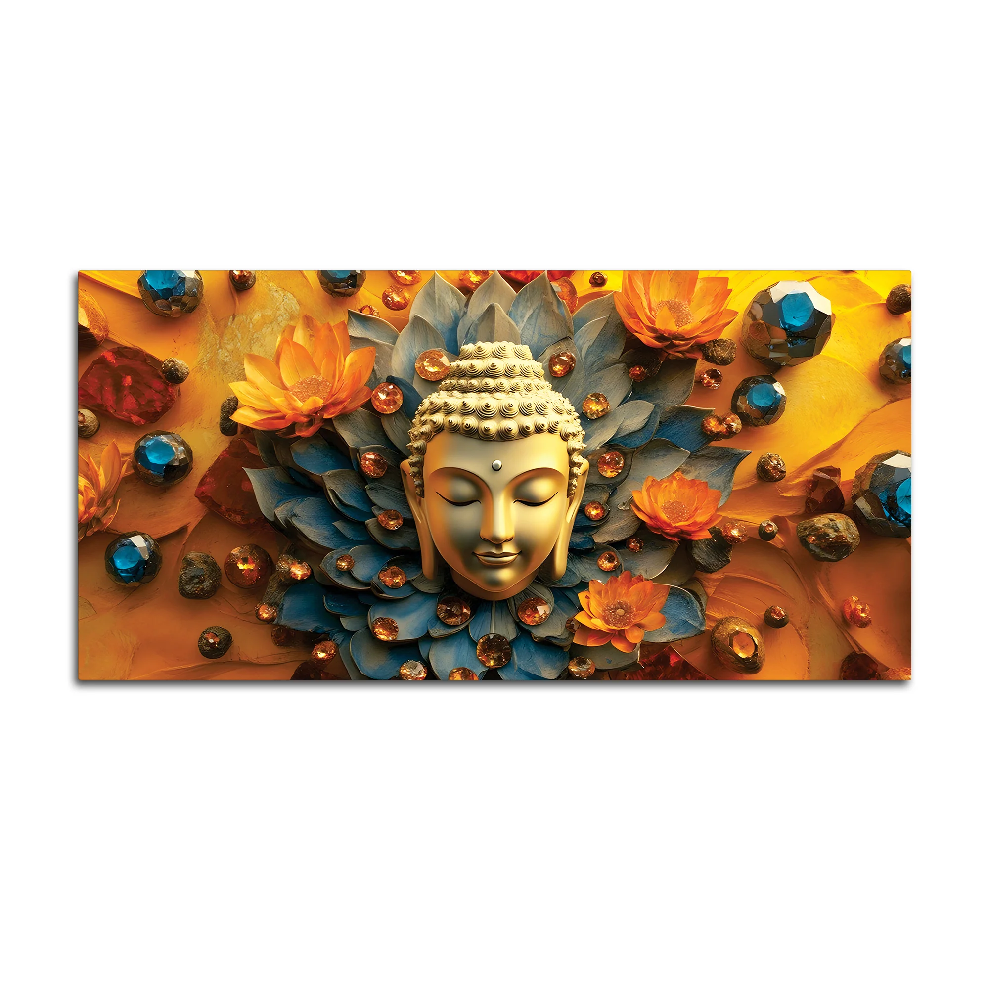Buddha Wall Painting Decor for Elegant Interiors - Image 4