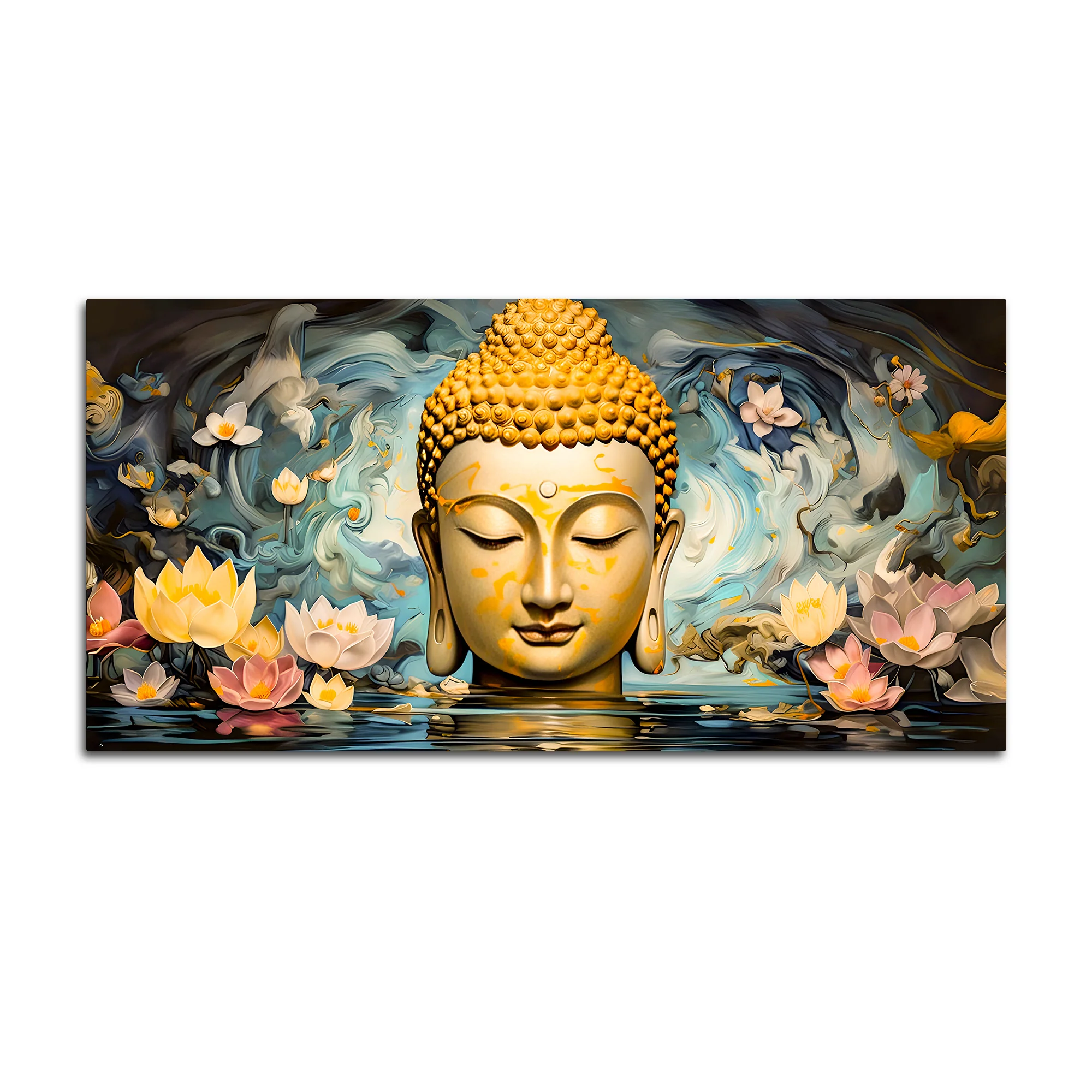 Buddha Wall Painting Decor for Modern Home Interiors - Image 4