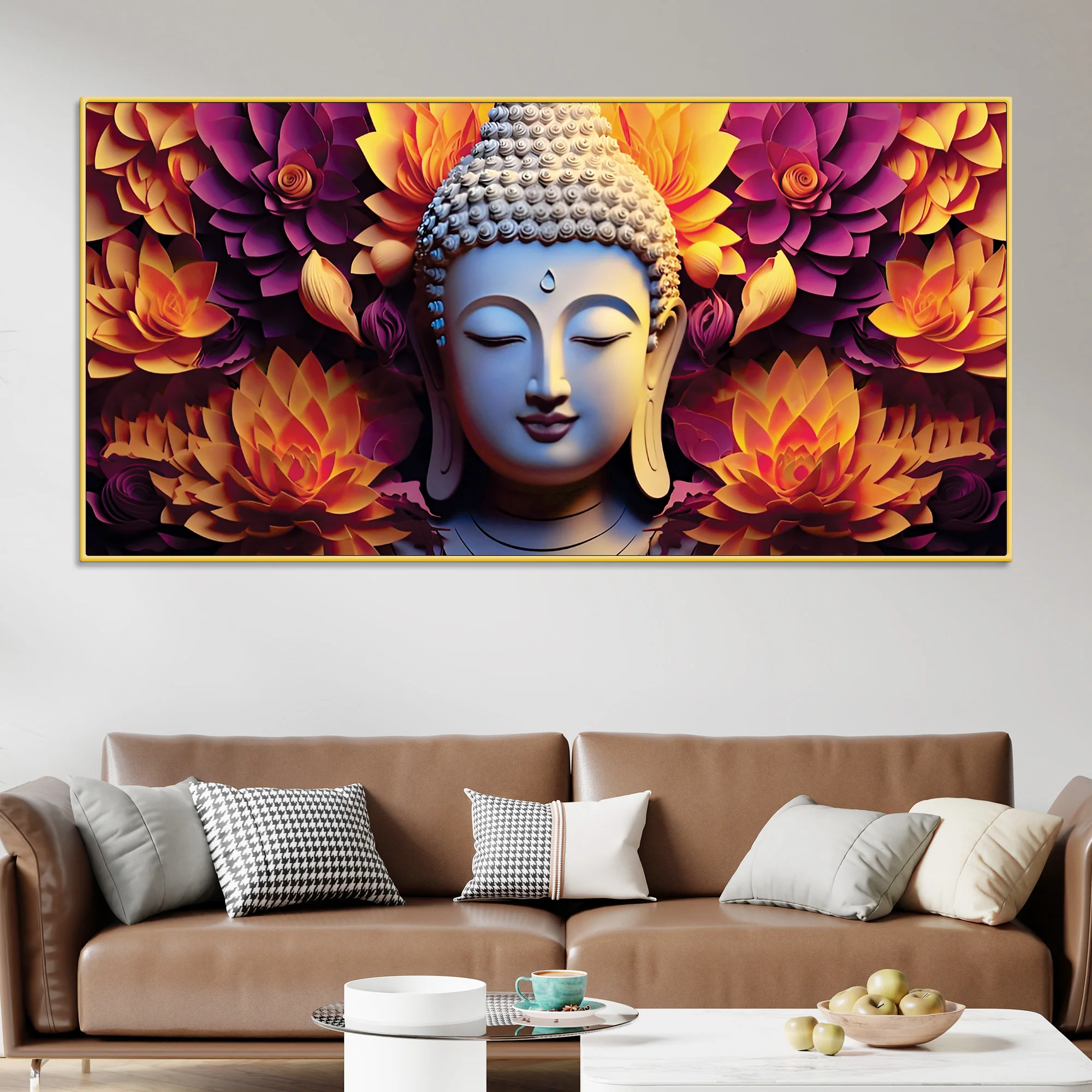 Buddha Wall Painting Decor for Modern Wall Design