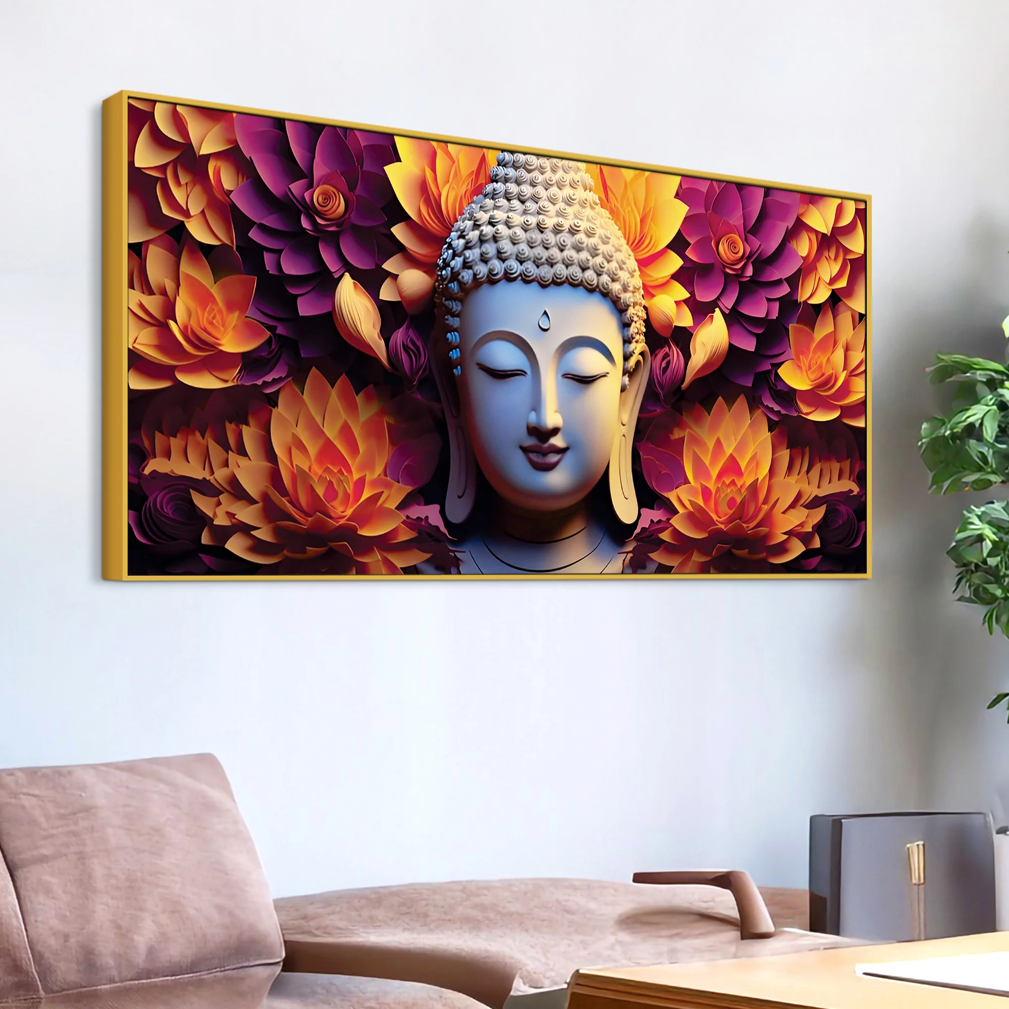 Buddha Wall Painting Decor for Modern Wall Design - Image 5