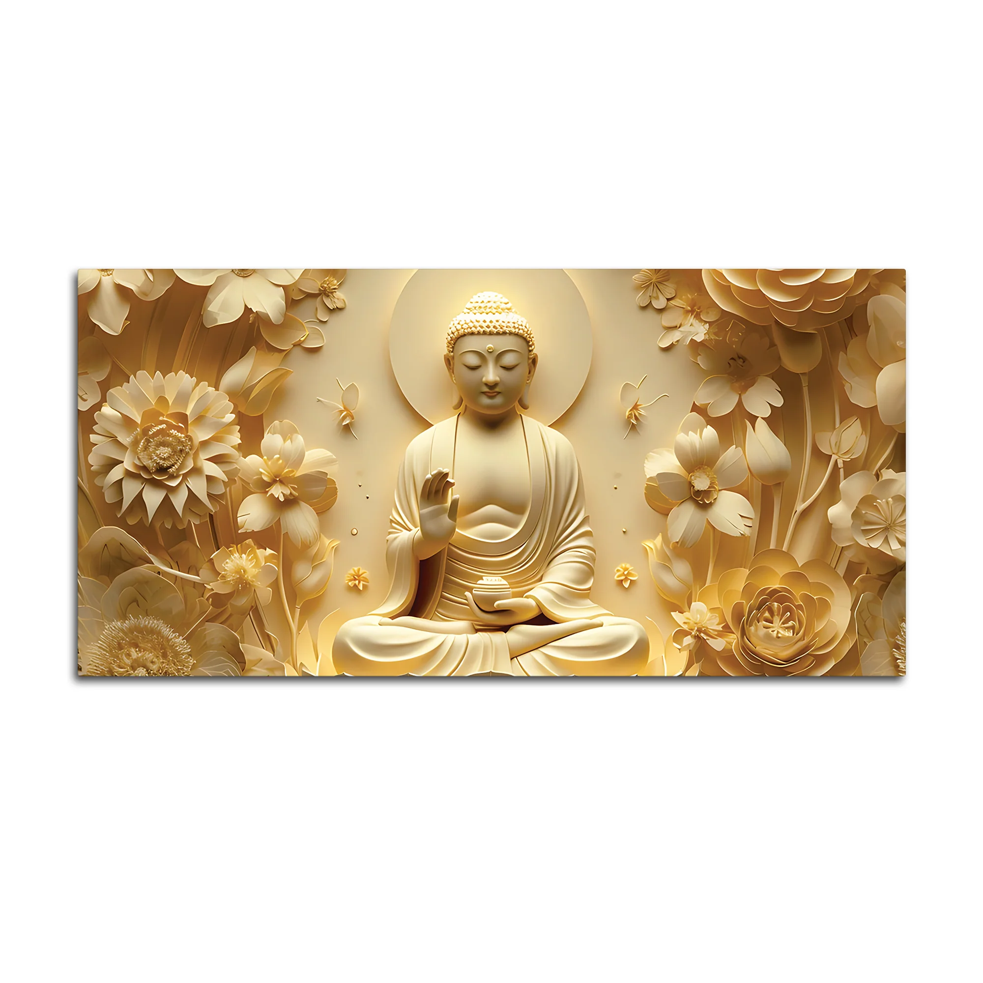 Buddha Wall Painting Decor for Positive Home Energy - Image 4