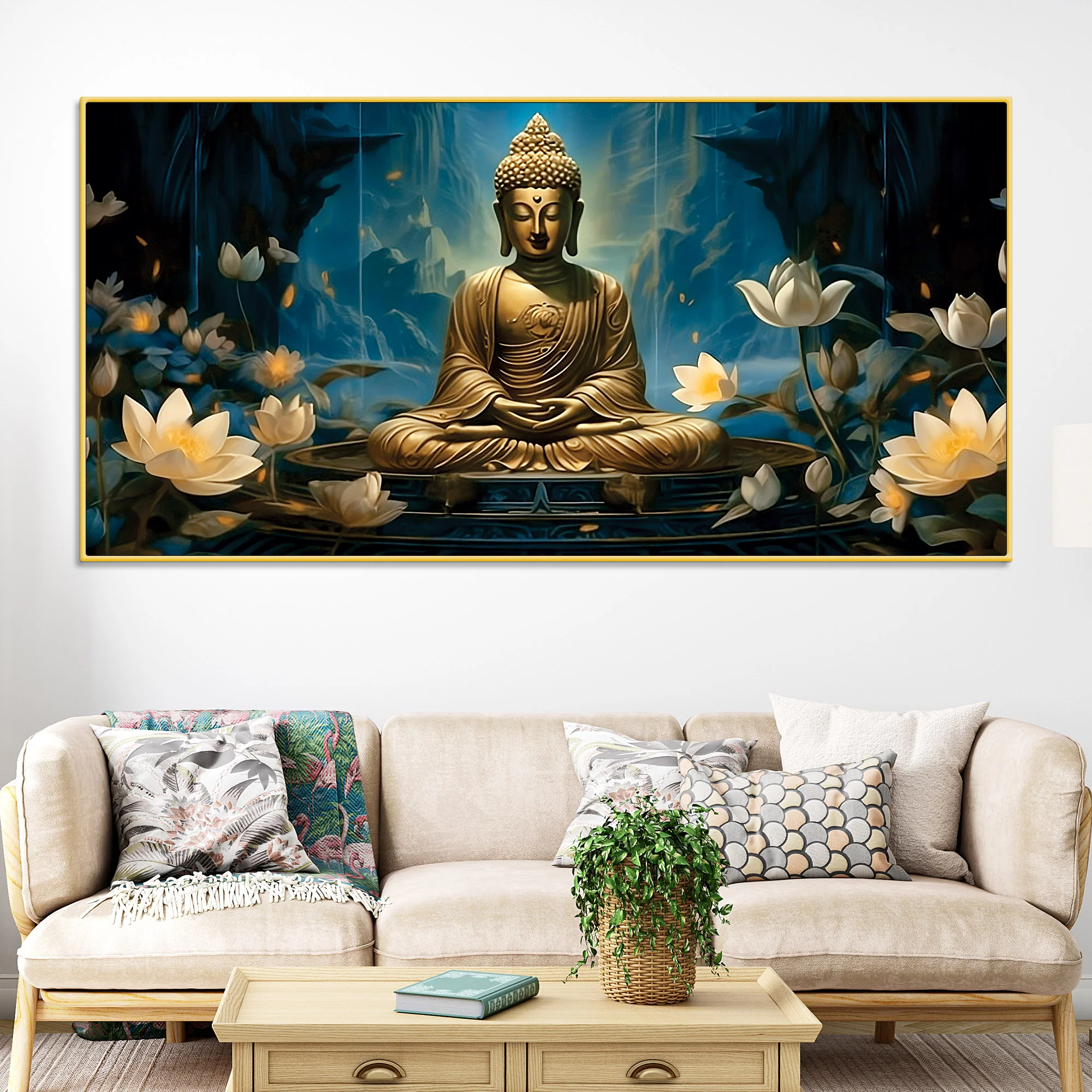 Buddha Wall Painting for Home Decor - Image 2