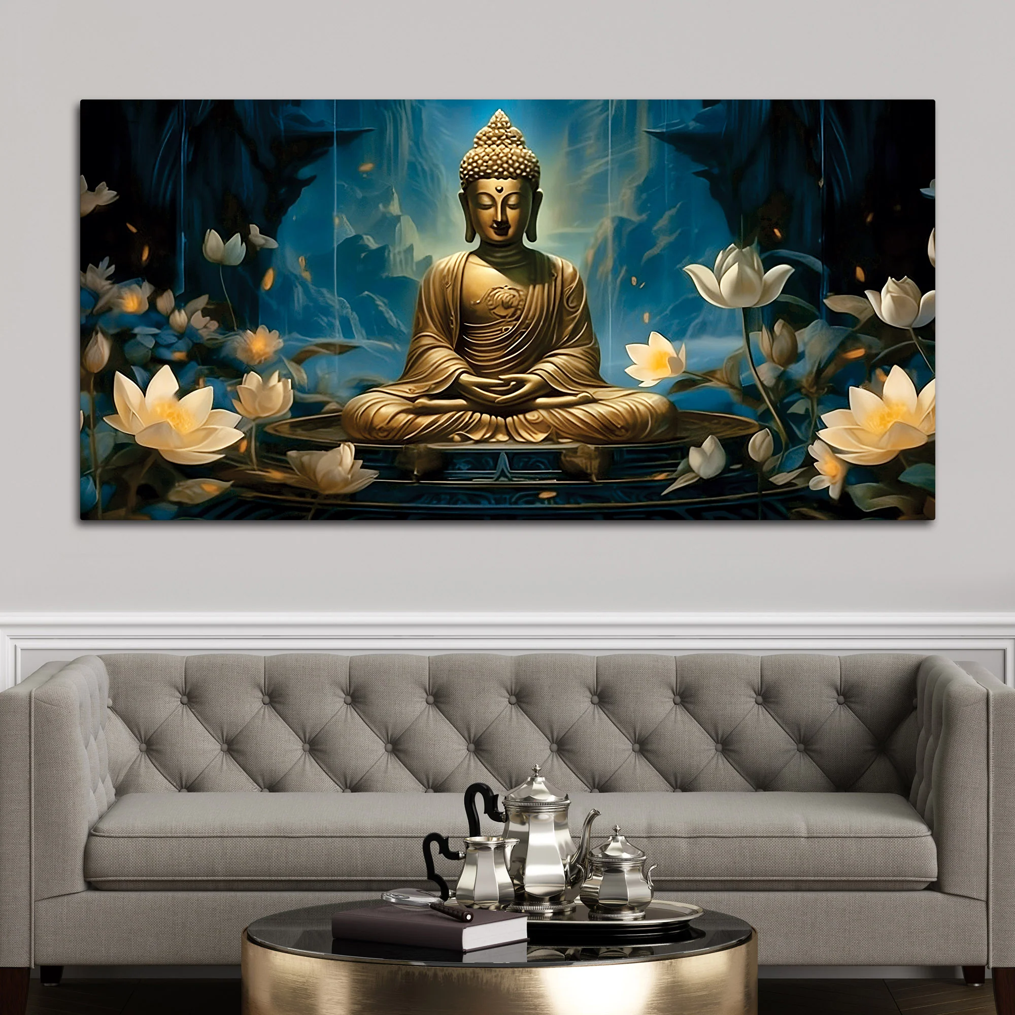 Buddha Wall Painting for Home Decor - Image 3