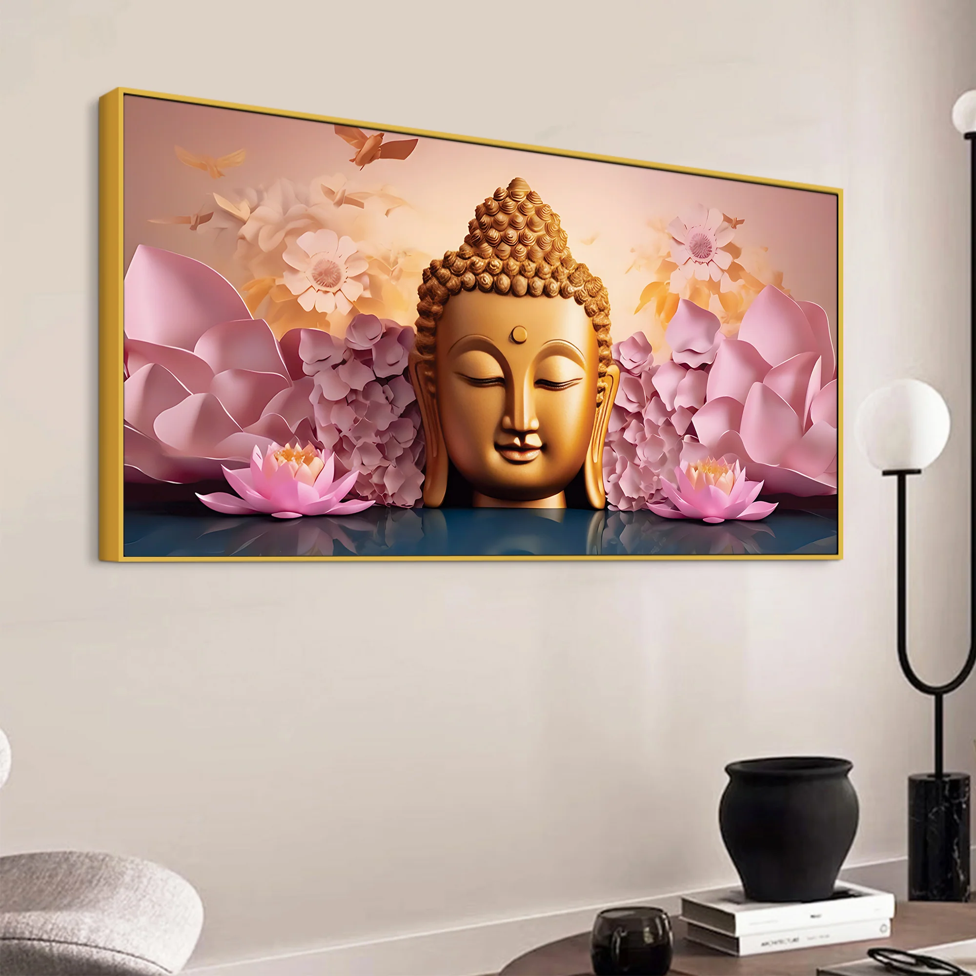 Buddha Wall Painting for Home Decor & Peaceful Interiors - Image 5