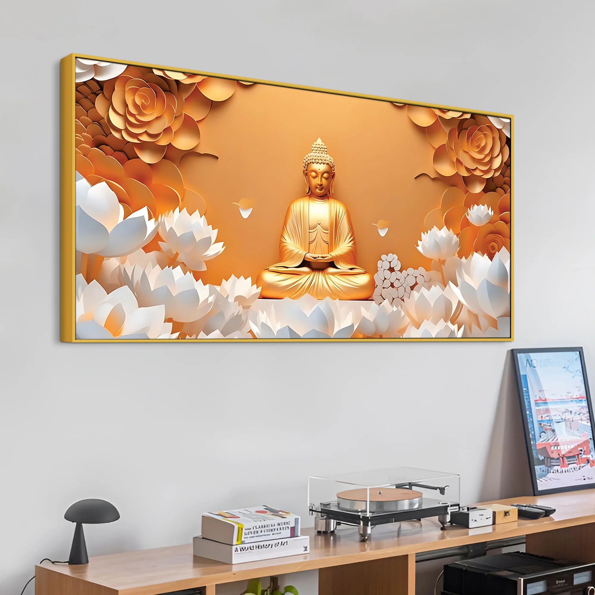 Buddha Wall Painting for Living Room Wall Décor - Image 5
