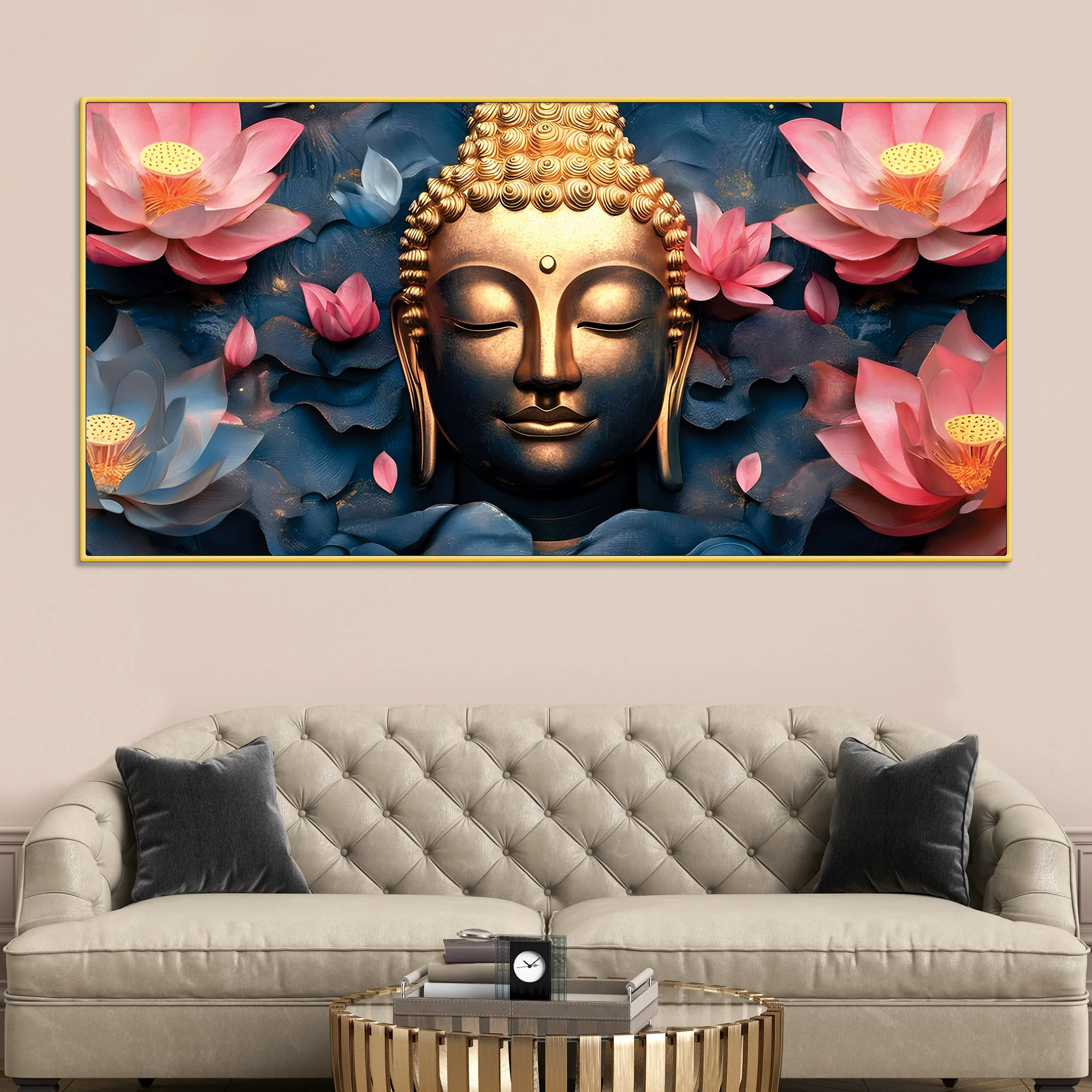 Buddha Wall Painting for Luxury Home Décor - Image 2