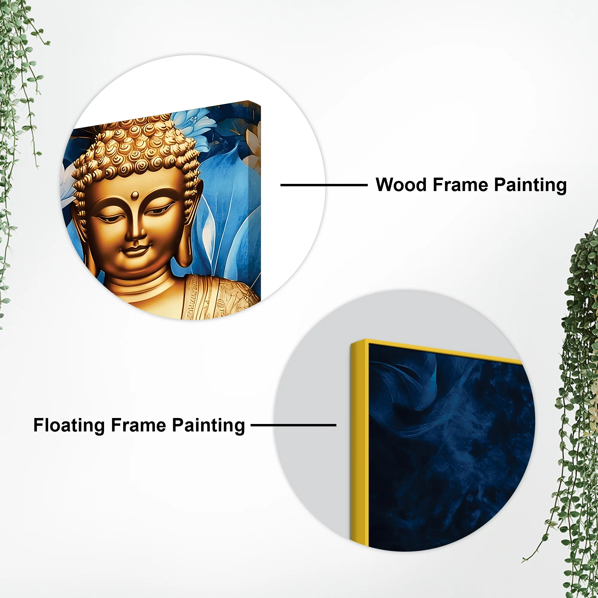 Buddha Wall Painting for Pooja Room – Divine Decor - Image 7