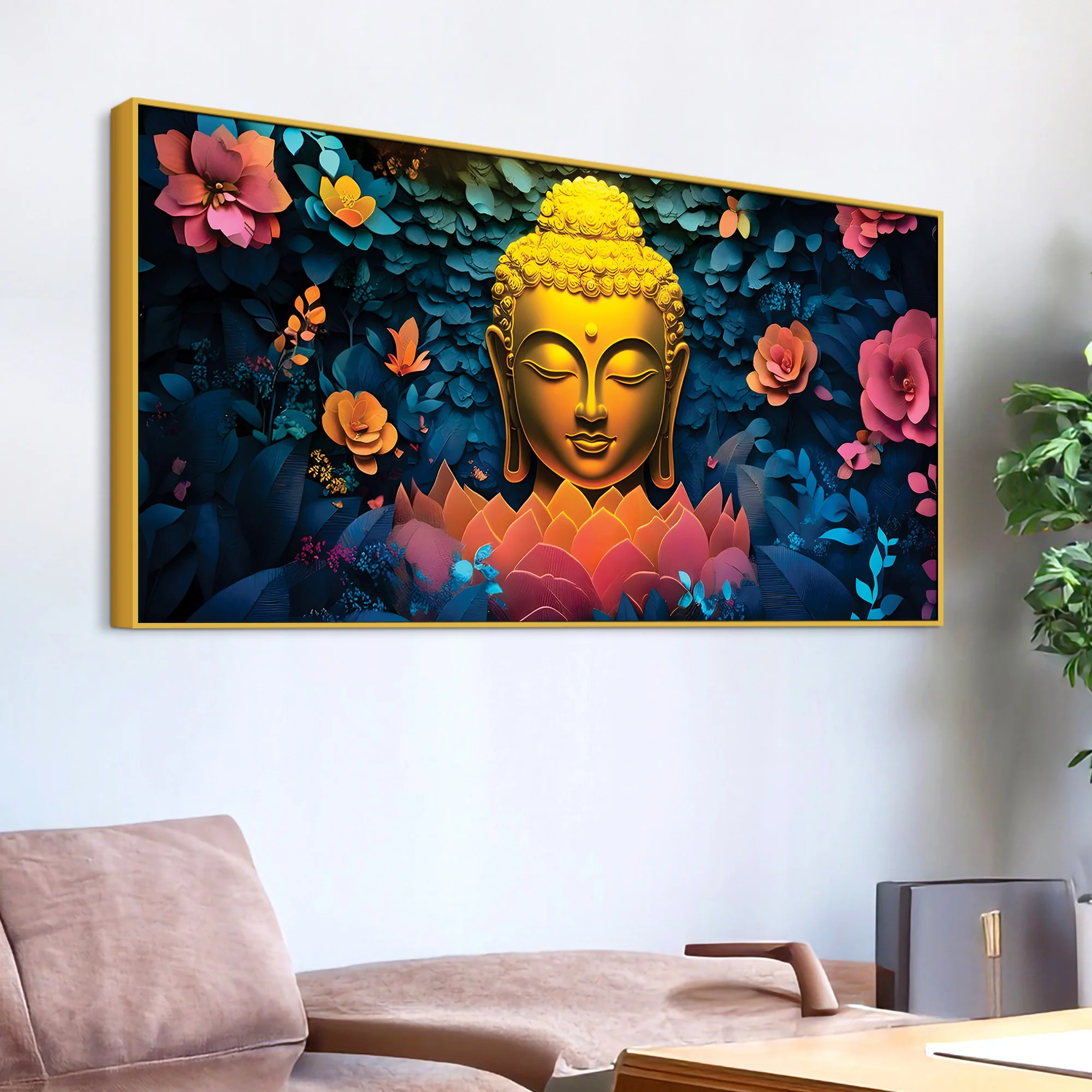 Buddha Wall Painting for Stylish Home Décor - Image 5