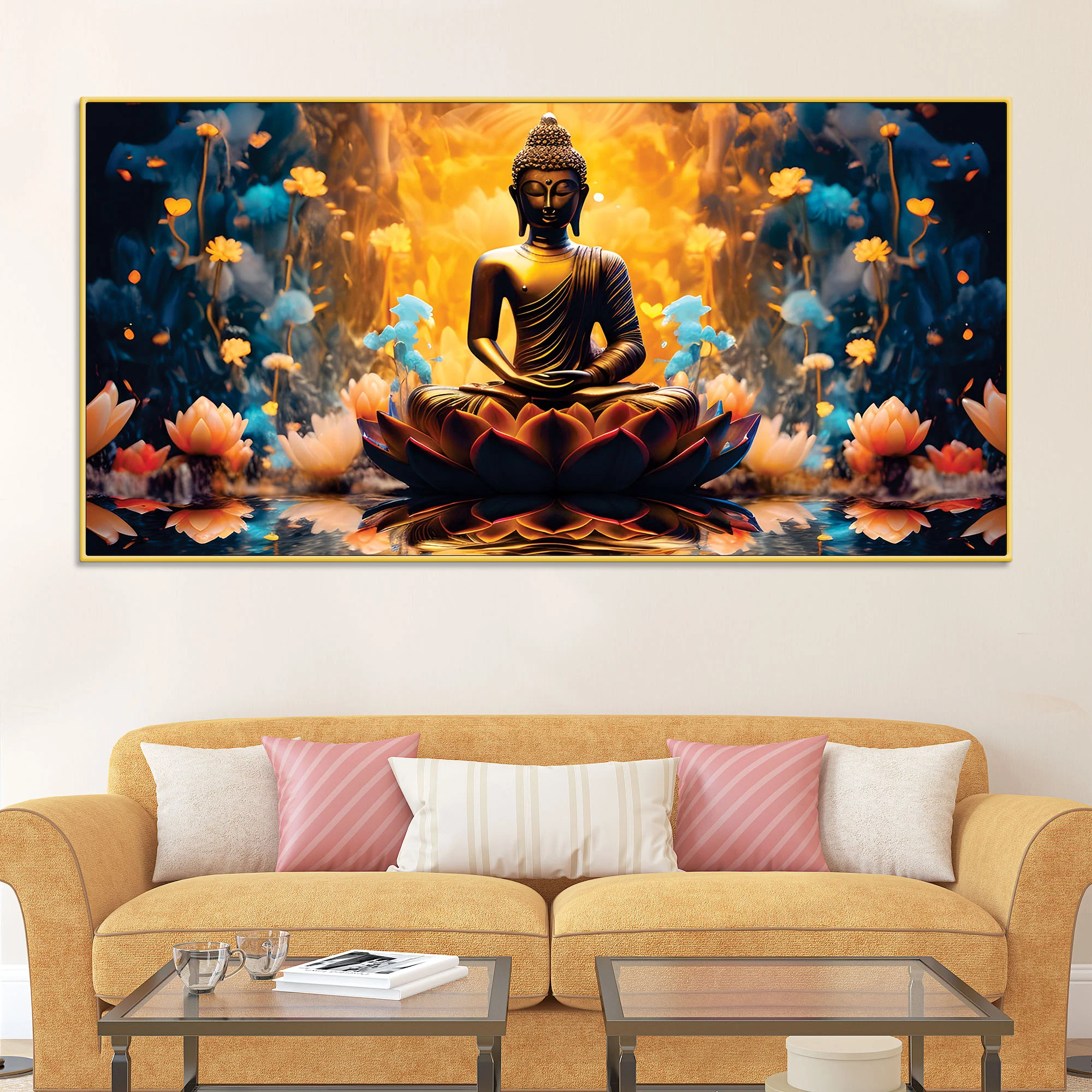 Buddha Zen Calm Painting for Home Walls - Image 2