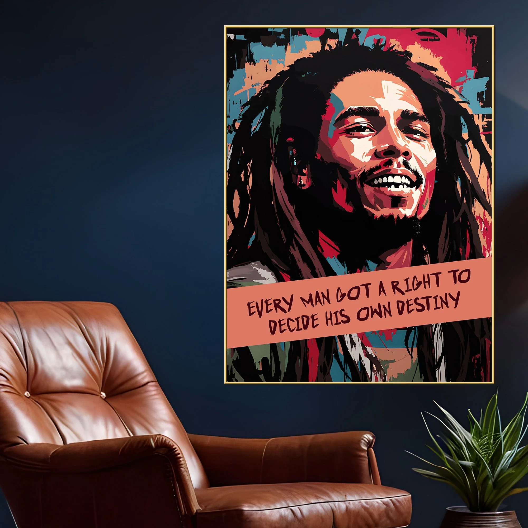 Build Your Own Destiny Cotton Canvas Wall Painting - Image 2