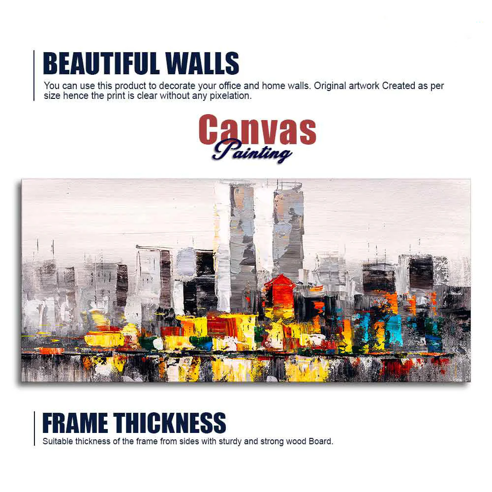 Canvas Wall Painting of A New York City Skyline - Image 6